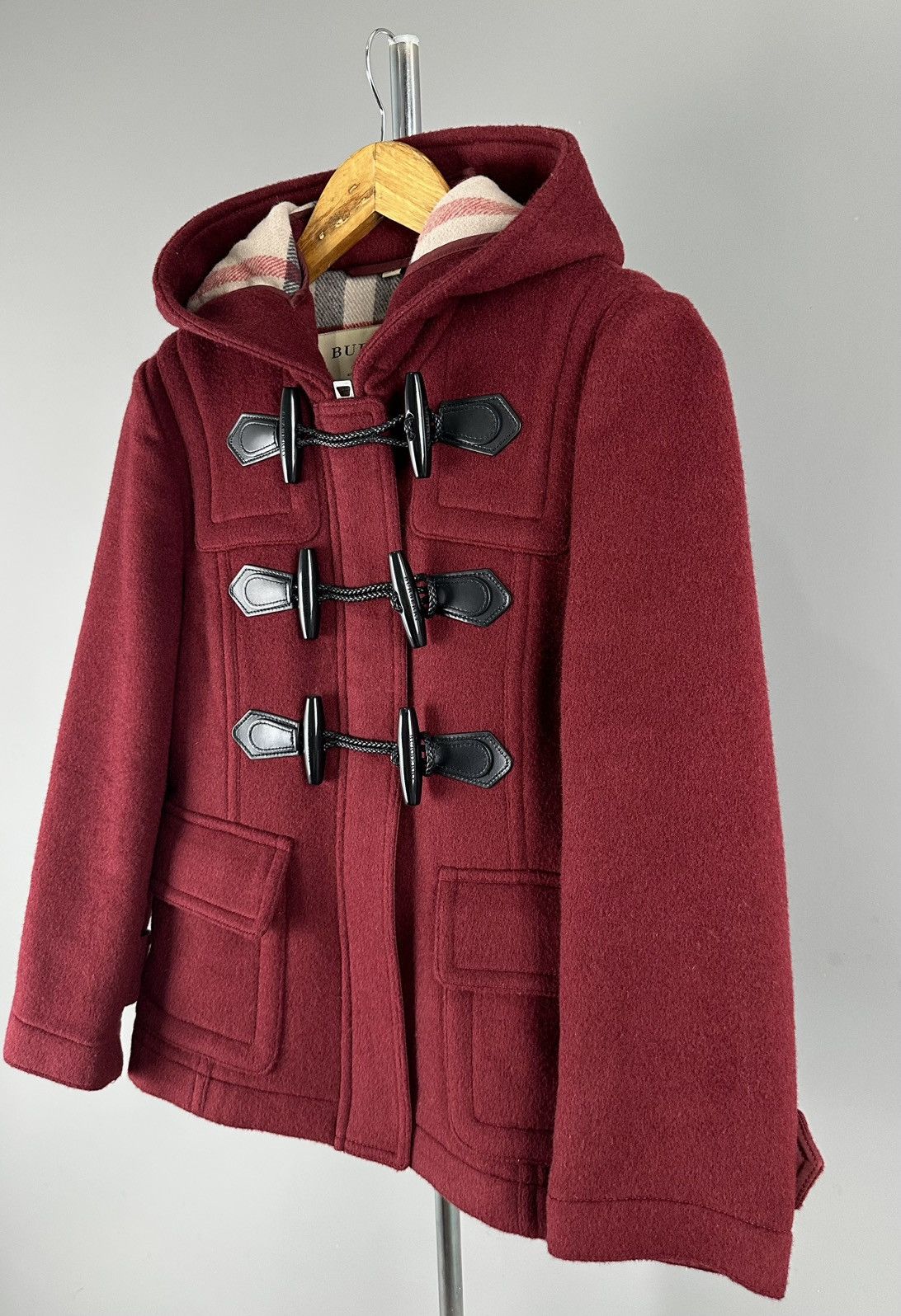 Burberry Burberry - Wool Short Black Well Duffle Coat Size XS / US 0-2 / IT 36-38 - 3 Thumbnail