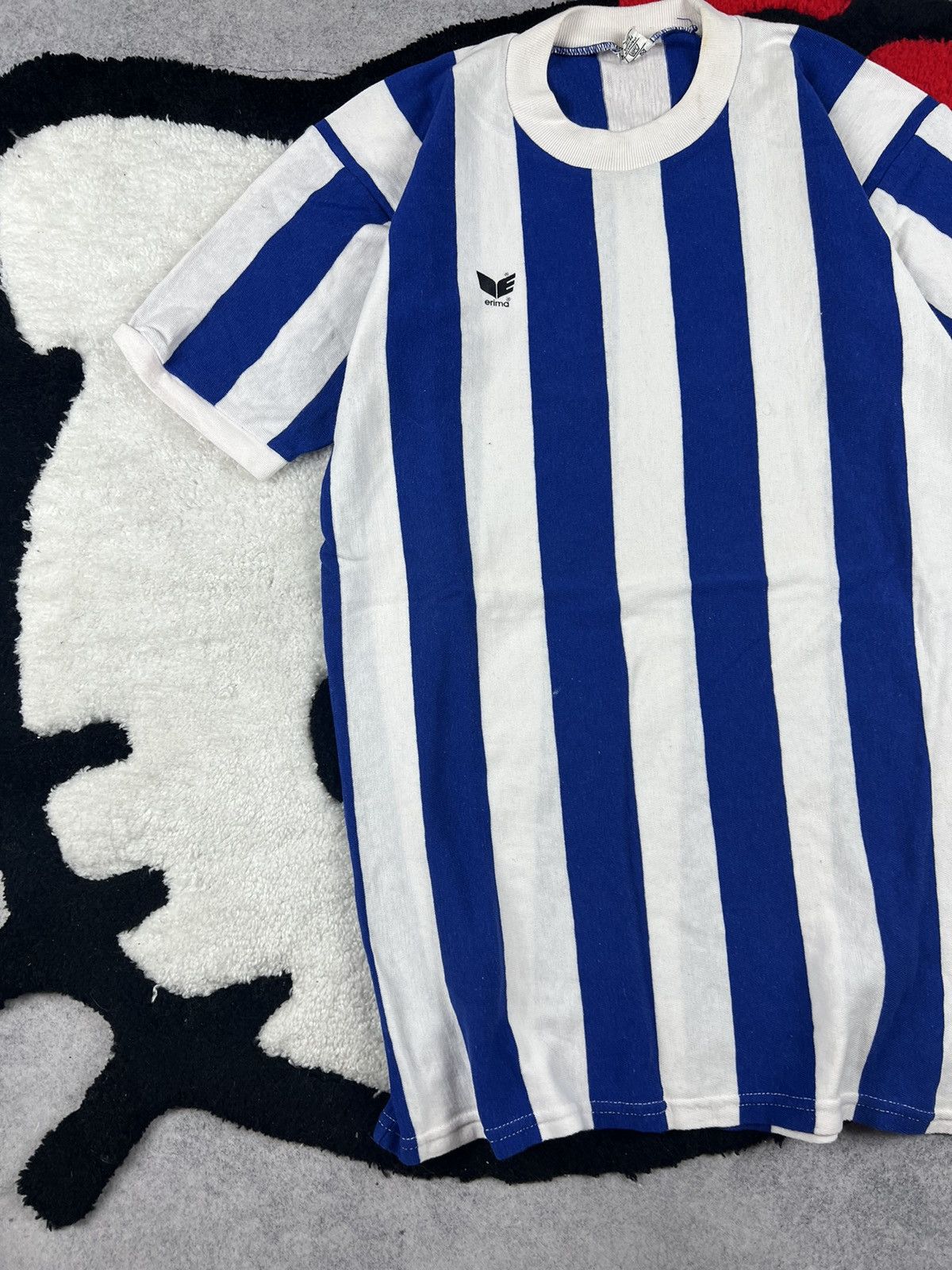 Other Vintage Erima 80s West Germany Blockcore Style Soccer Jersey Size US L / EU 52-54 / 3 - 2 Thumbnail