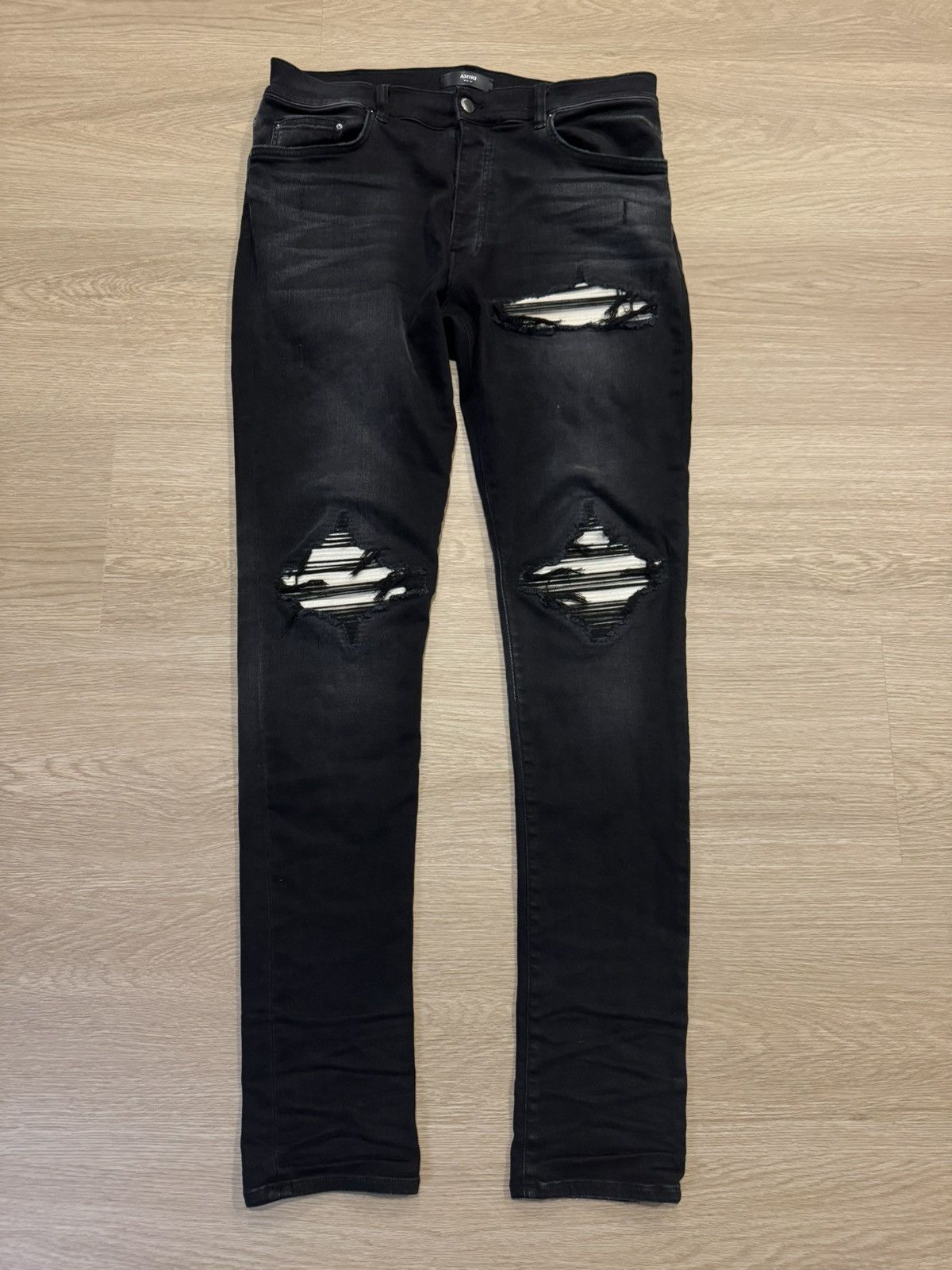 Amiri Amiri Mx1 White Cream Patch Size US 36 / EU 52 - 1 Thumbnail