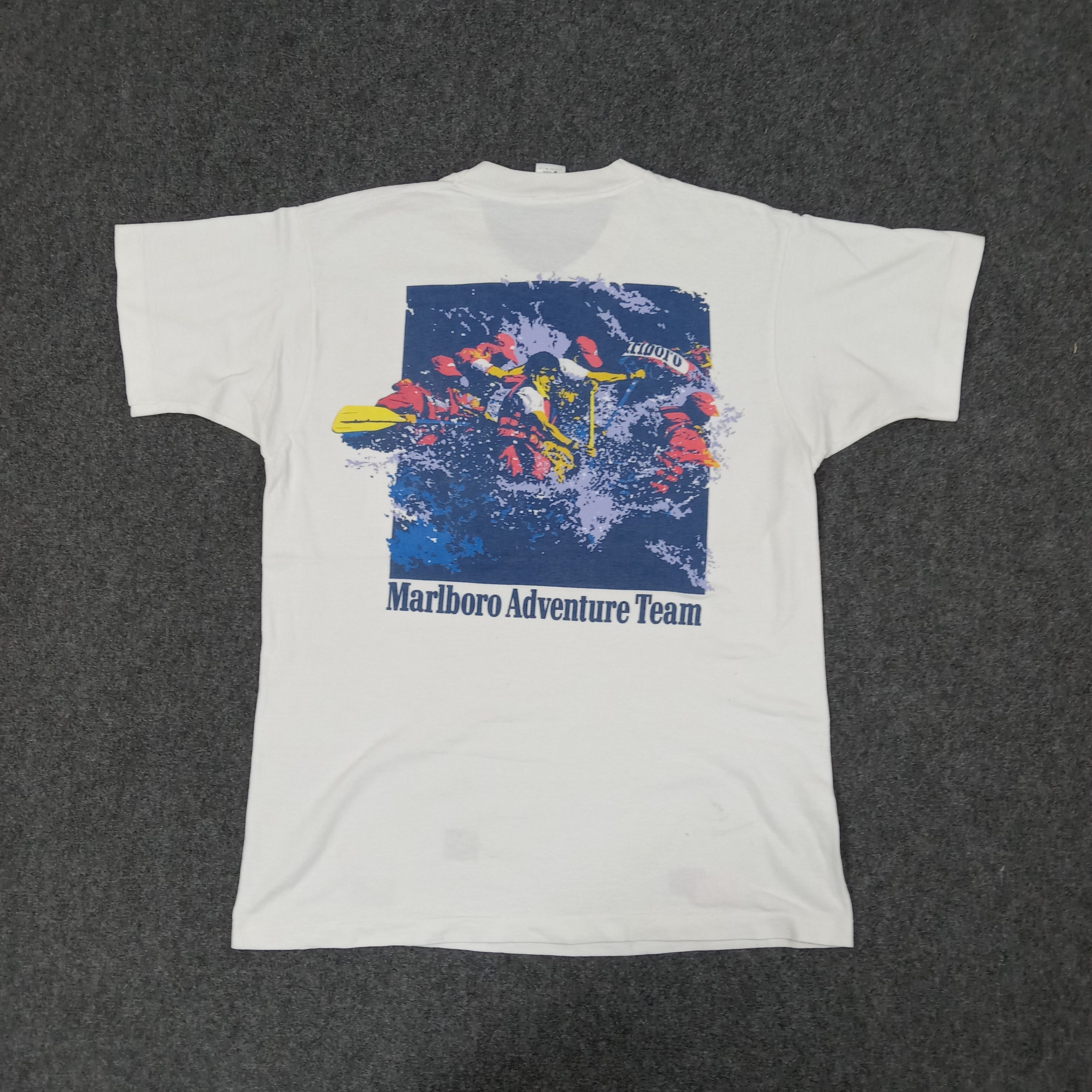 Marlboro × Vintage Marlboro Adventure Team Racing Motorsports Tshirt Size US L / EU 52-54 / 3 - 1 Thumbnail