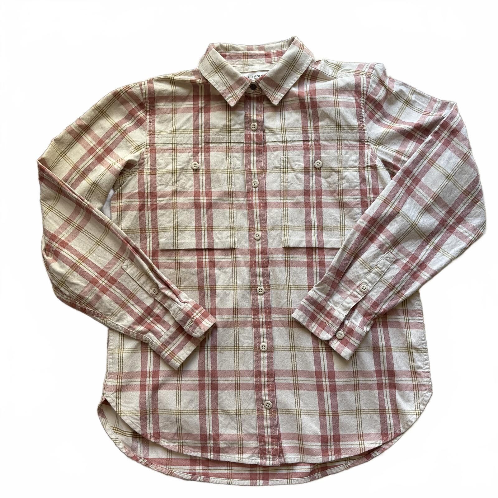Rei REI Co-op Plaid Flannel Shirt Granola Size M Size M / US 6-8 / IT 42-44 - 1 Thumbnail