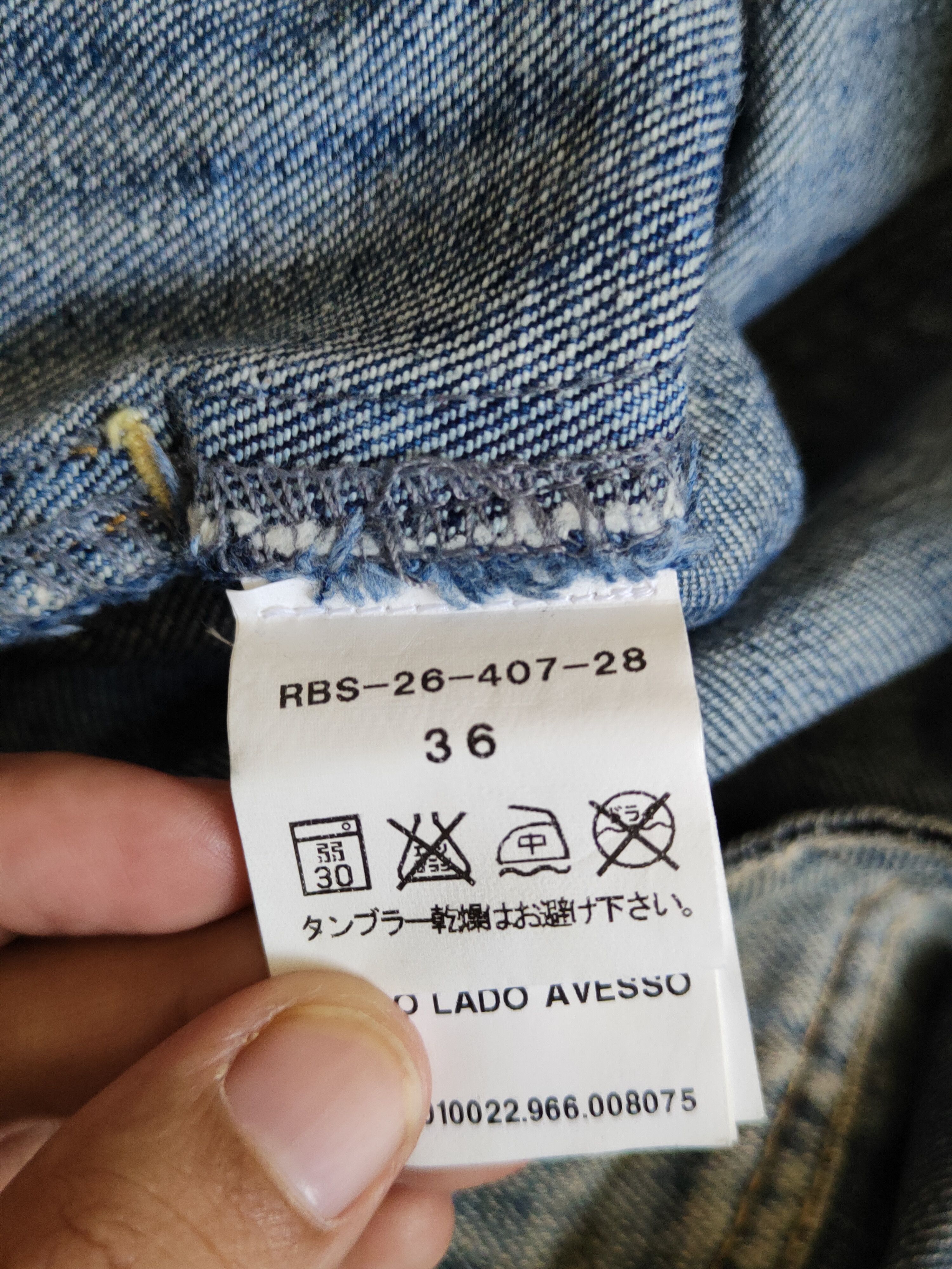 If Six Was Nine DL Jeans Miele Dark Blue Distressed Multipocket Denim #S1536 Size 26" / US 2 / IT 38 - 16 Thumbnail