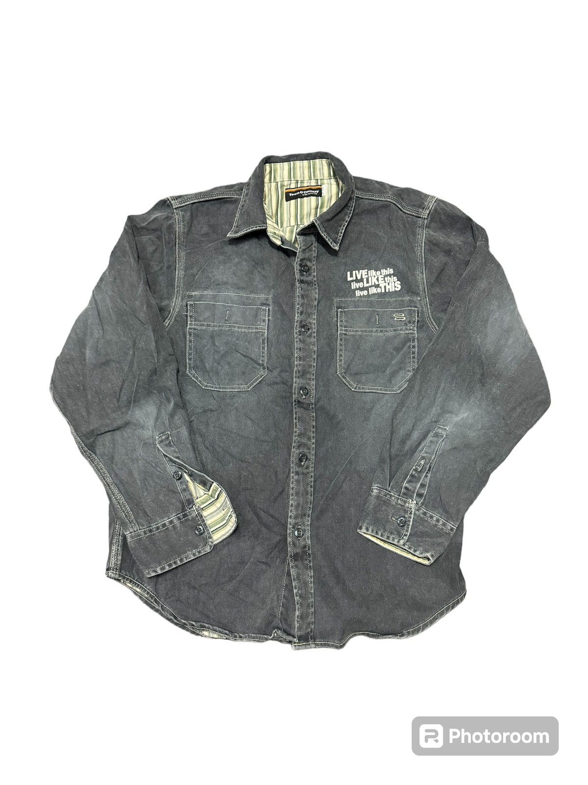 Japanese Brand T&C denim shirt Size US M / EU 48-50 / 2 - 1 Thumbnail