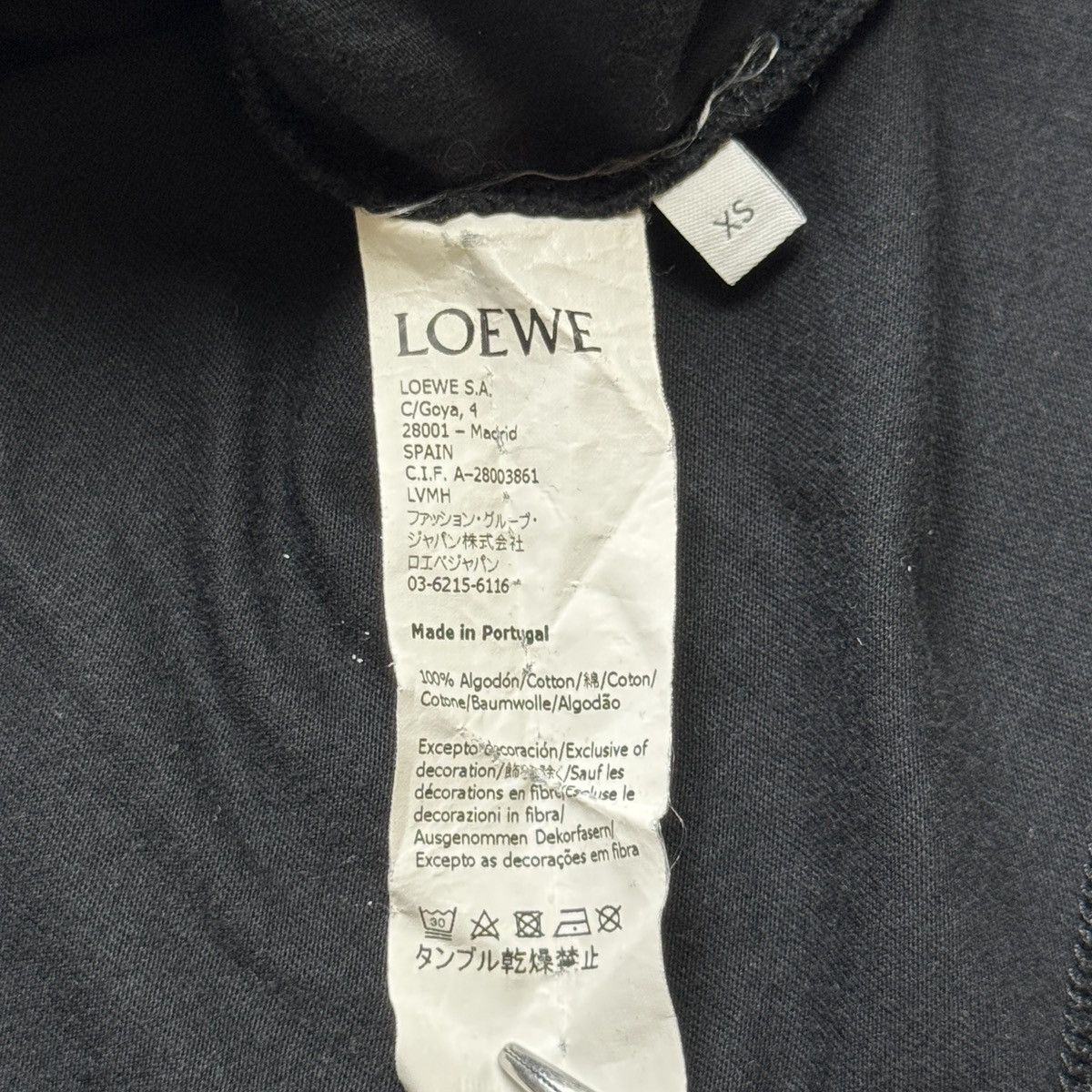 Loewe Loewe - Anagram Boxy Cropped Embroidered Logo - Shirt Size XS / US 0-2 / IT 36-38 - 9 Thumbnail