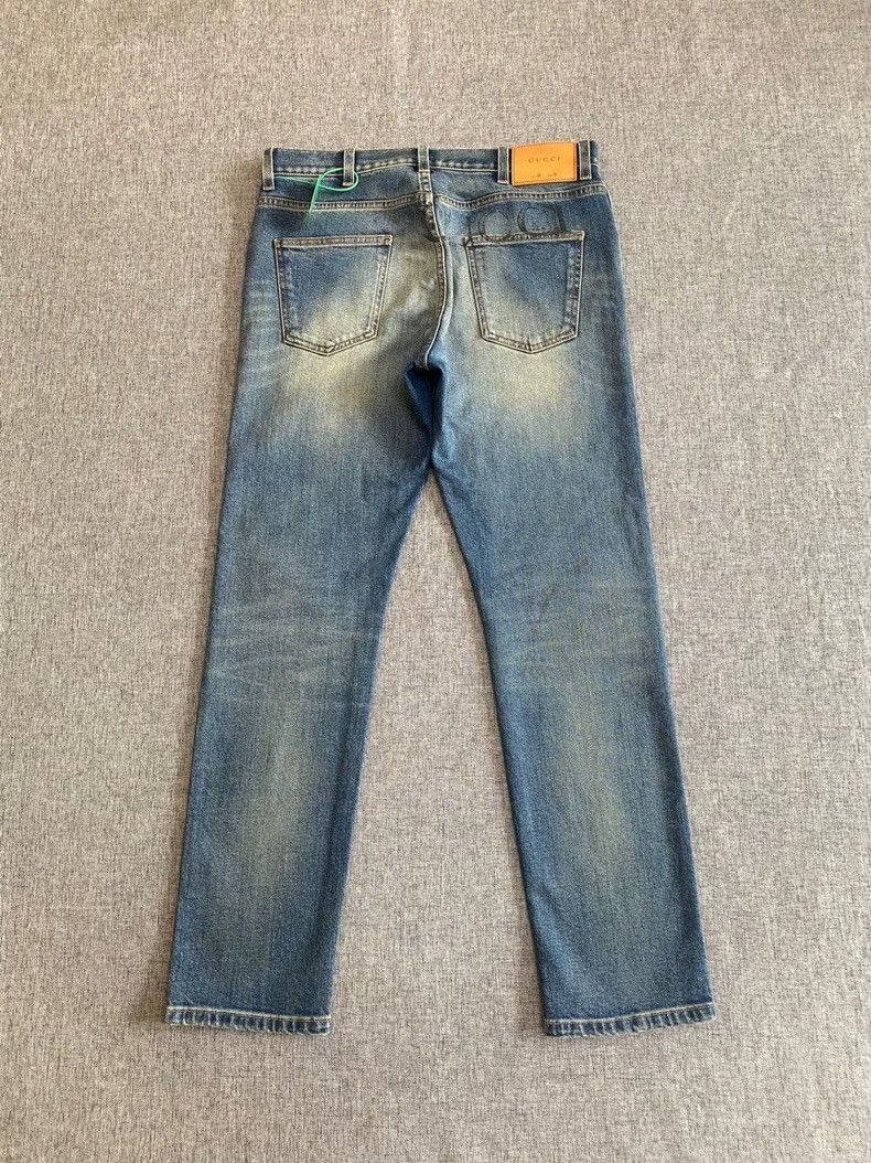 Gucci Gucci MLB co-branded men's jeans 2502-Nextarrow Size US 32 / EU 48 - 2 Thumbnail