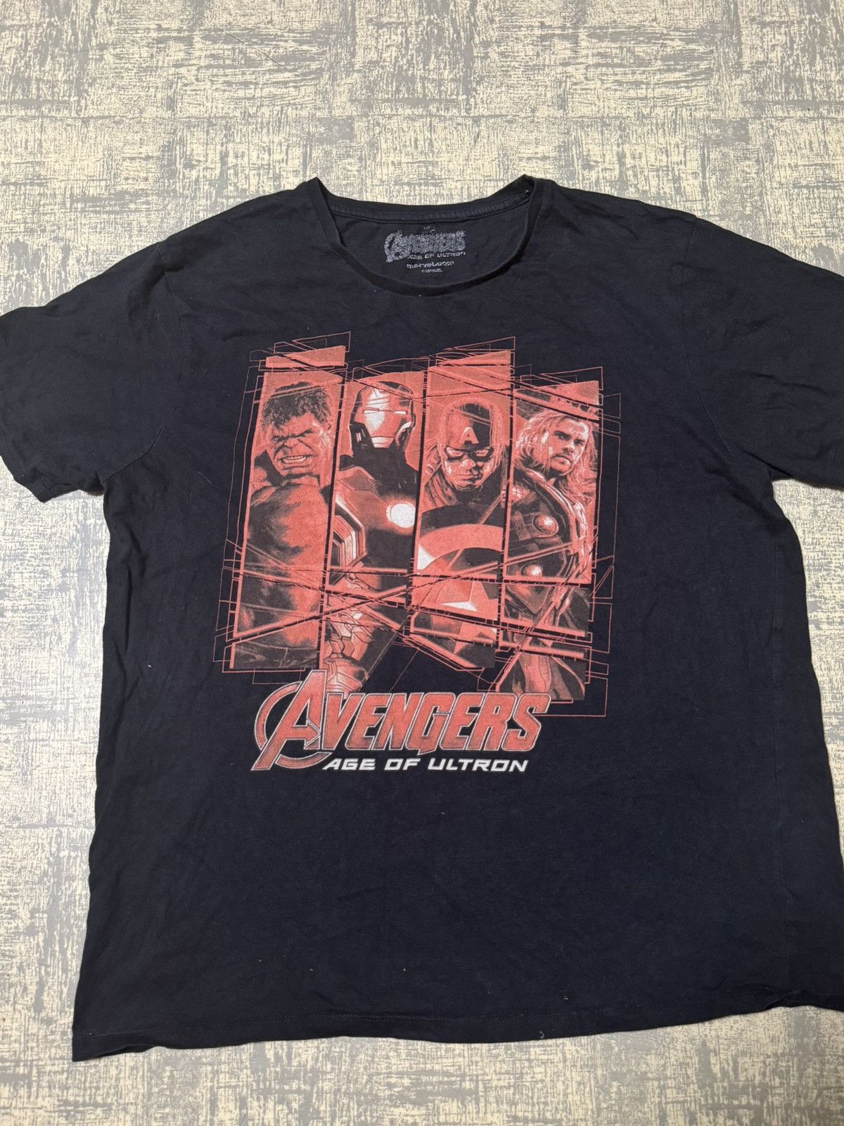 Cartoon Network × Marvel Comics × Vintage T shirt Flash Marvel Avengers age of Ultron Size US M / EU 48-50 / 2 - 2 Thumbnail