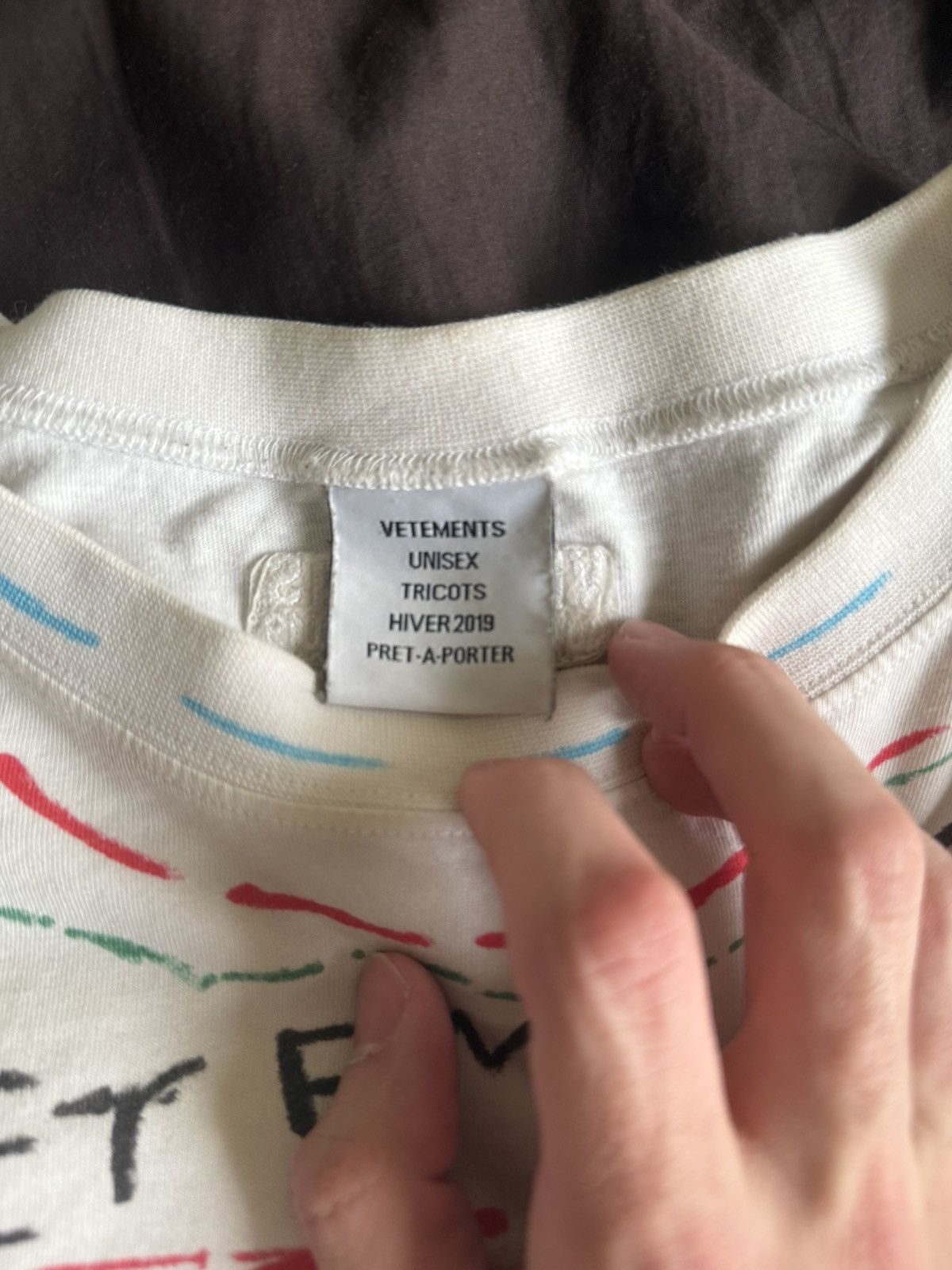 Vetements Vetements Elephant Drawing T-Shirt Size US XS / EU 42 / 0 - 2 Thumbnail