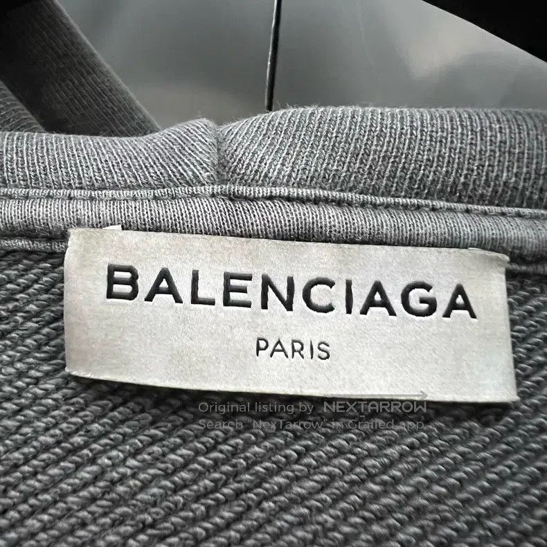 Balenciaga Balenciaga Distressed Poster Pattern Hoodie Size US S / EU 44-46 / 1 - 5 Thumbnail
