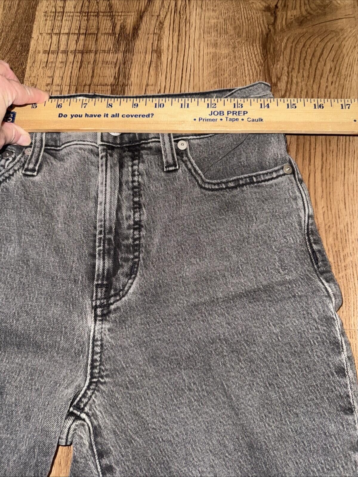 Madewell Madewell The Perfect Vintage Jeans Gray Distressed Raw Hem Size 26" / US 2 / IT 38 - 7 Thumbnail
