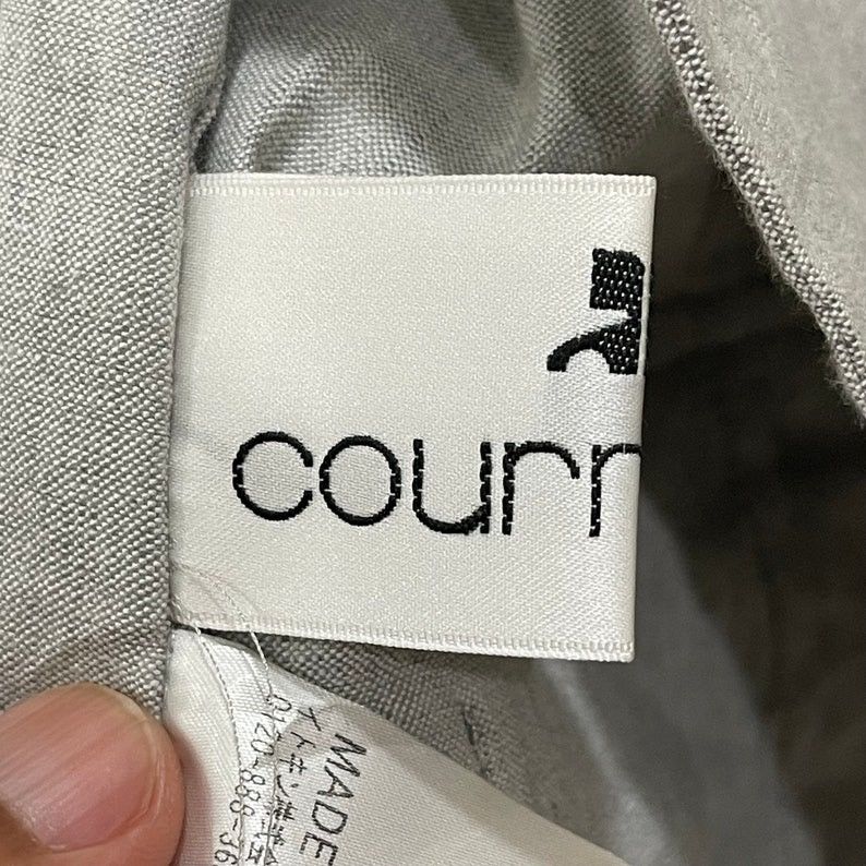 Courreges × Designer × Vintage Vintage 90s Courreges Cropped Blazer Jacket Size S / US 4 / IT 40 - 10 Thumbnail