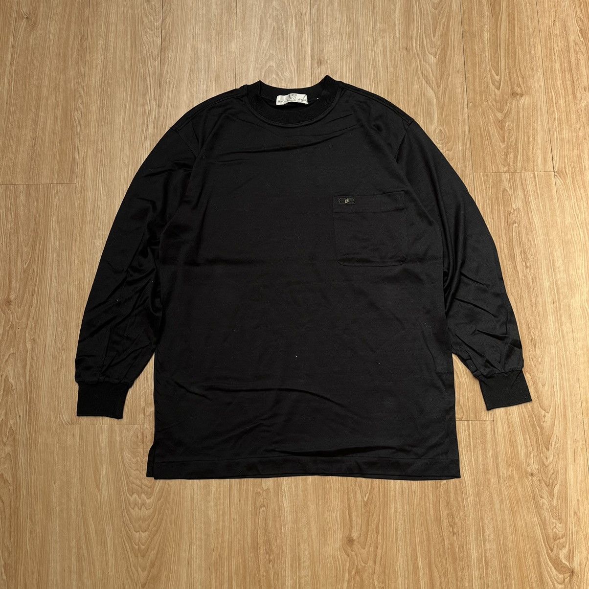 Balenciaga Vintage 90s Balenciaga Long Sleeve T-Shirt BB Logo Size US M / EU 48-50 / 2 - 1 Thumbnail
