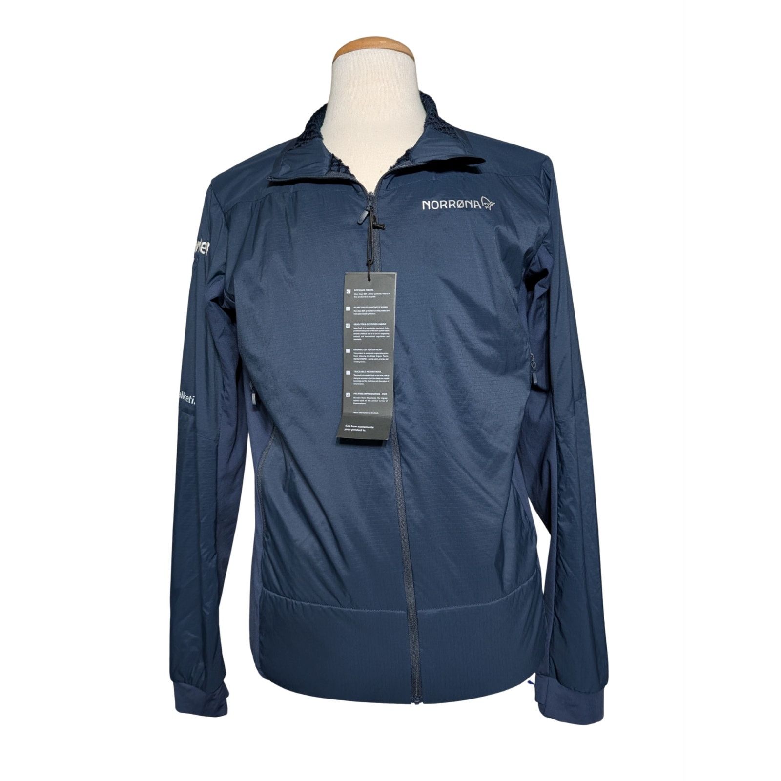 Norrøna Falketind Octa Jacket Indigo Night Zip Jacket Medium