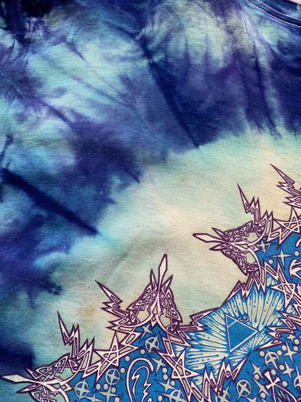 Band Tees 🔥VINTAGE WOODSTOCK 1988 MIKIO SINGLE STITCH TYE DYE TSHIRT Size US XL / EU 56 / 4 - 8 Thumbnail