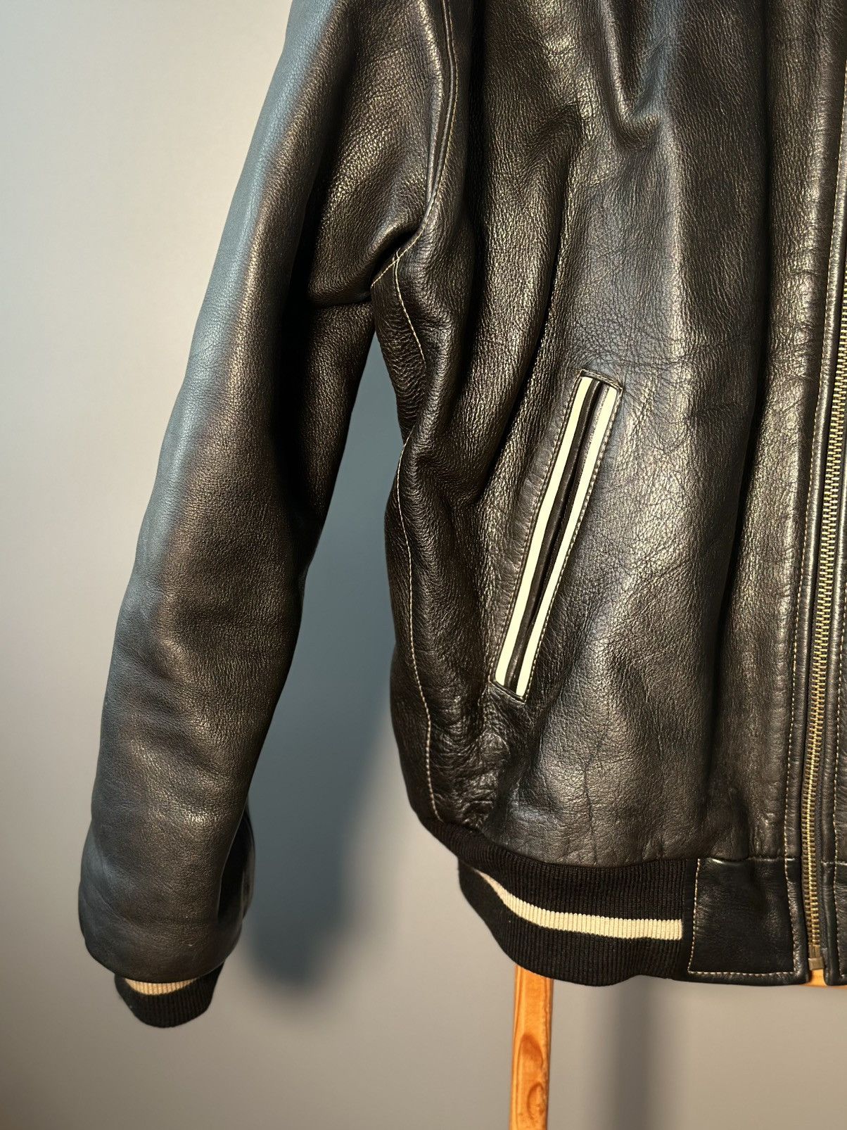 Vintage Nickelson Classic vintage leather jacket made in Asia Size US XL / EU 56 / 4 - 15 Thumbnail