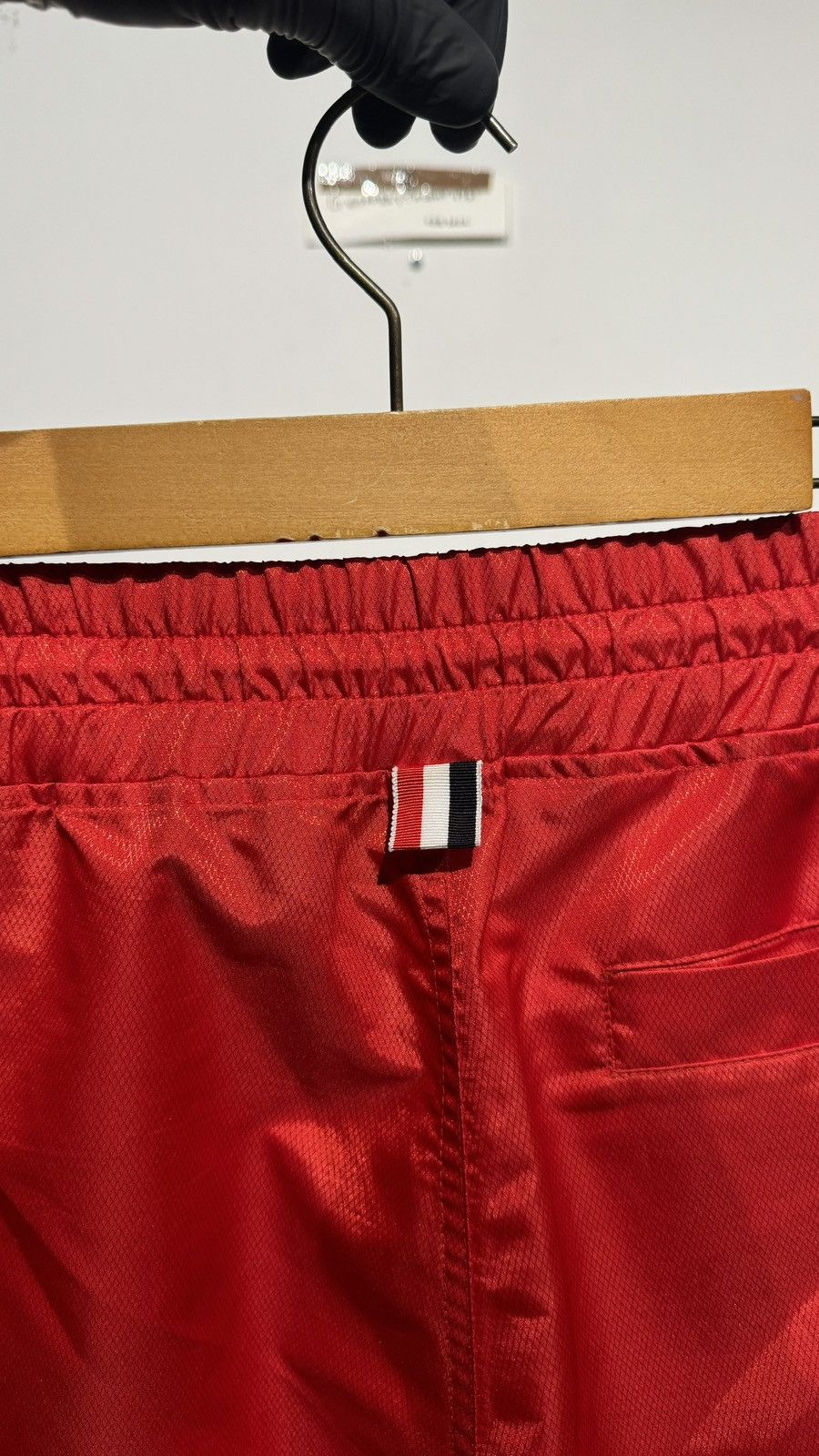 Thom Browne Thom Browne Red Ripstop 4-Bar Track Pants - Size 3 Size US 34 / EU 50 - 3 Thumbnail