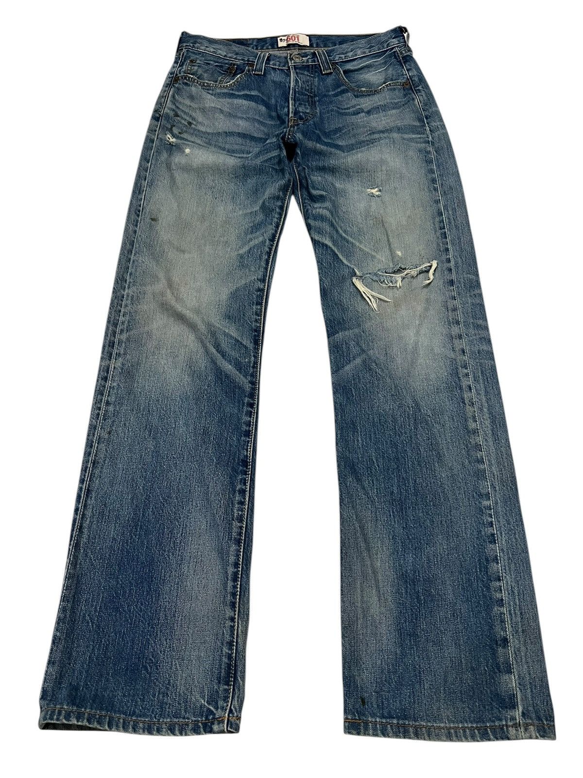Levi's Vintage Levis 501 Distress Clawmark Jean Size US 28 / EU 44 - 1 Thumbnail