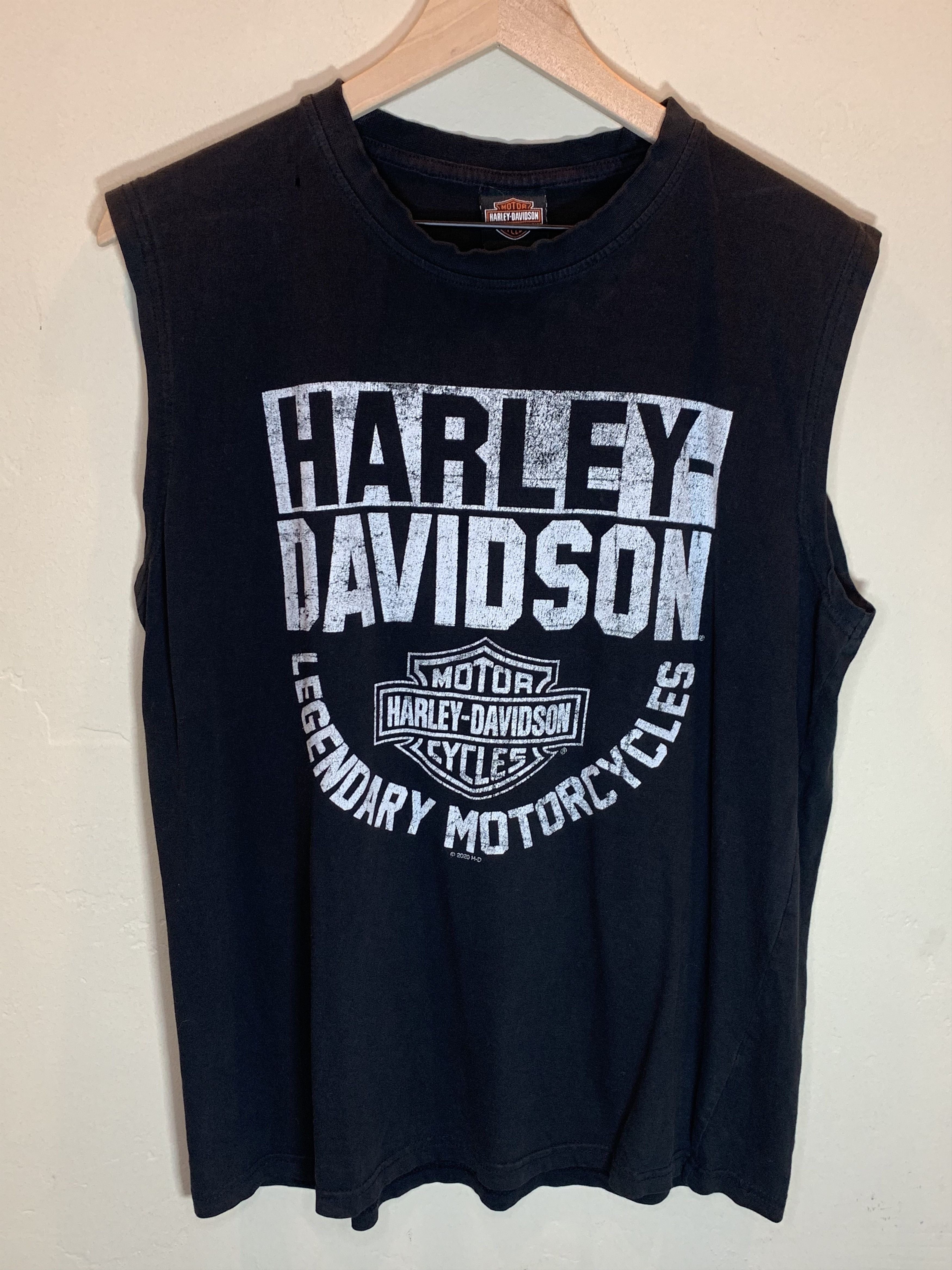 Harley Davidson *RARE* Harley Davidson Skull Motorcycle Biker Tank Top Shirt Size US L / EU 52-54 / 3 - 2 Thumbnail