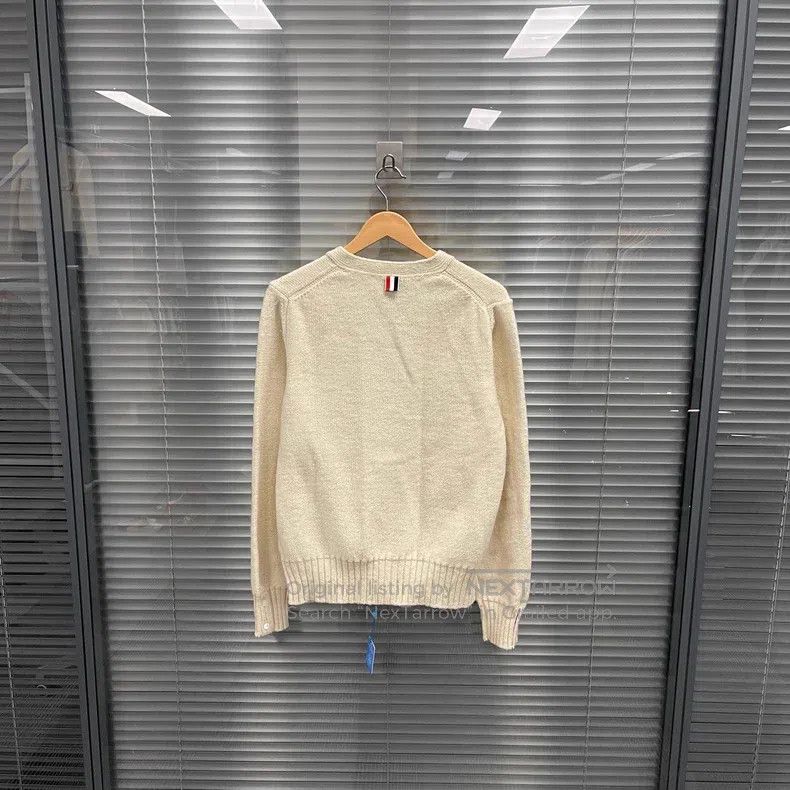 Thom Browne Thom Browne Beige Open Cardigan Size US S / EU 44-46 / 1 - 2 Thumbnail