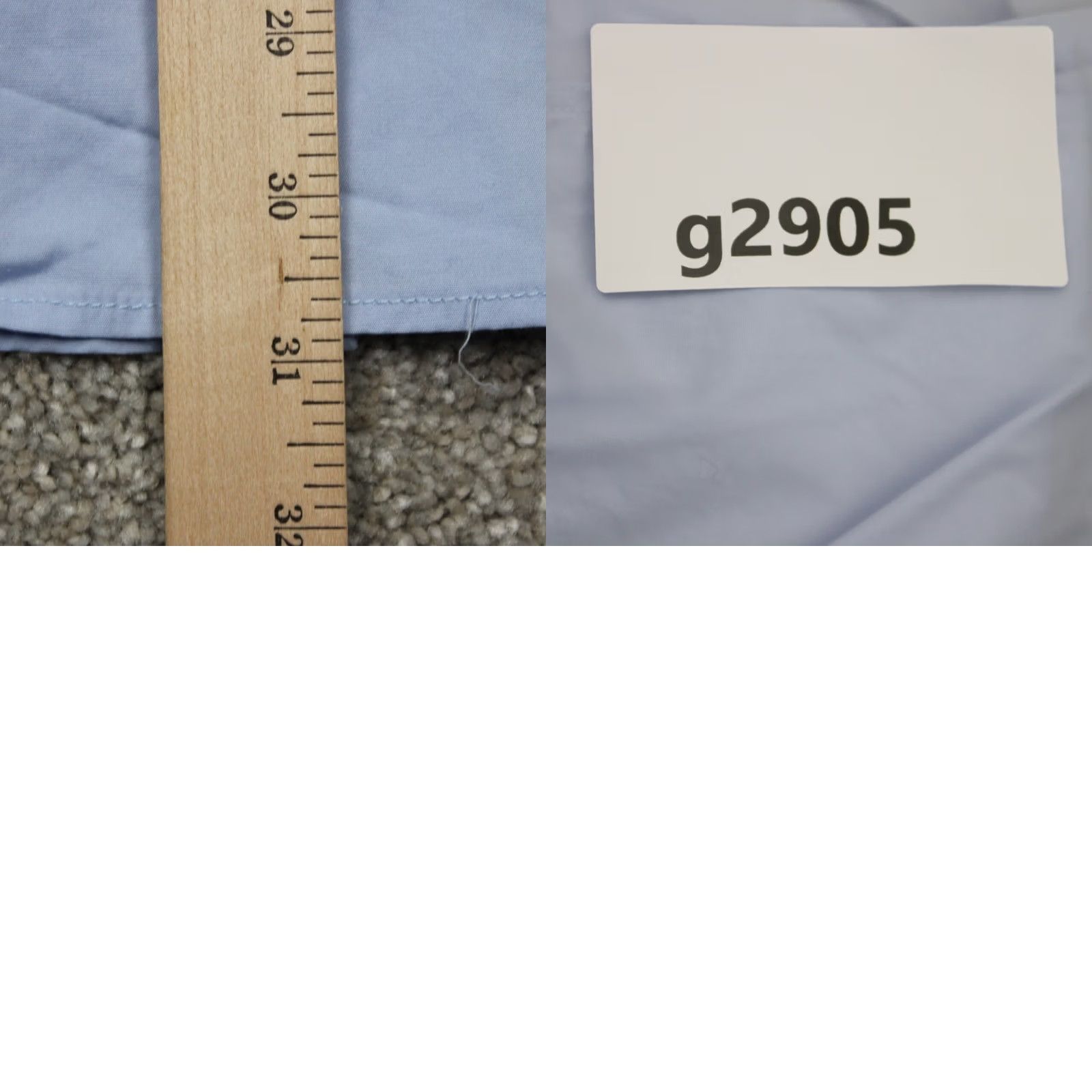 Vintage CR7 Cristiano Ronaldo Dress Shirt Mens Large 41/42 Blue Classic Fit Cotton L/S Shirt Size 42R - 9 Thumbnail