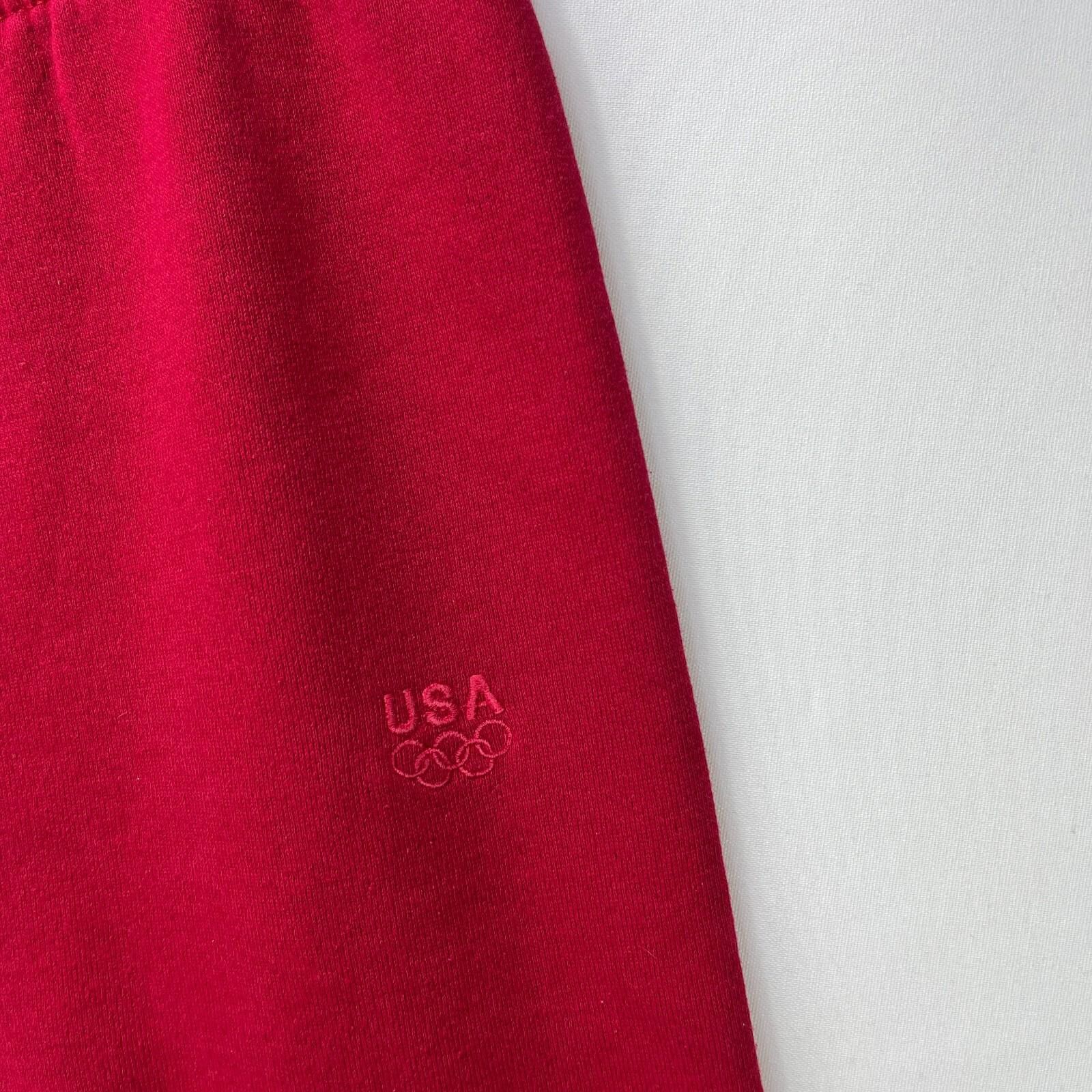 Vintage Vintage '90s USA Olympic Sweatpants Large Made in USA Cuffed Size US 34 / EU 50 - 3 Thumbnail