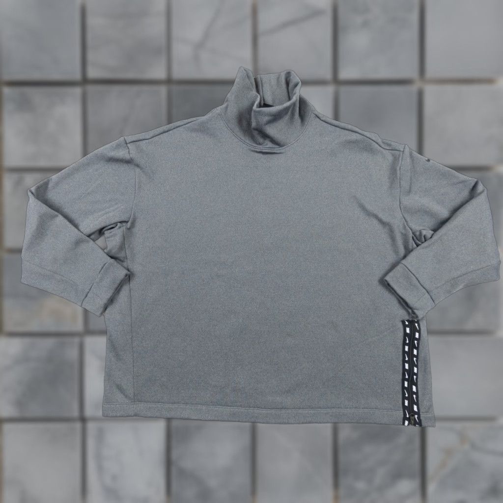 Nike Nike Womens XLarge Gray Funnel Neck Pullover Sweatshirt Casual Outdoor Size XL / US 12-14 / IT 48-50 - 1 Thumbnail
