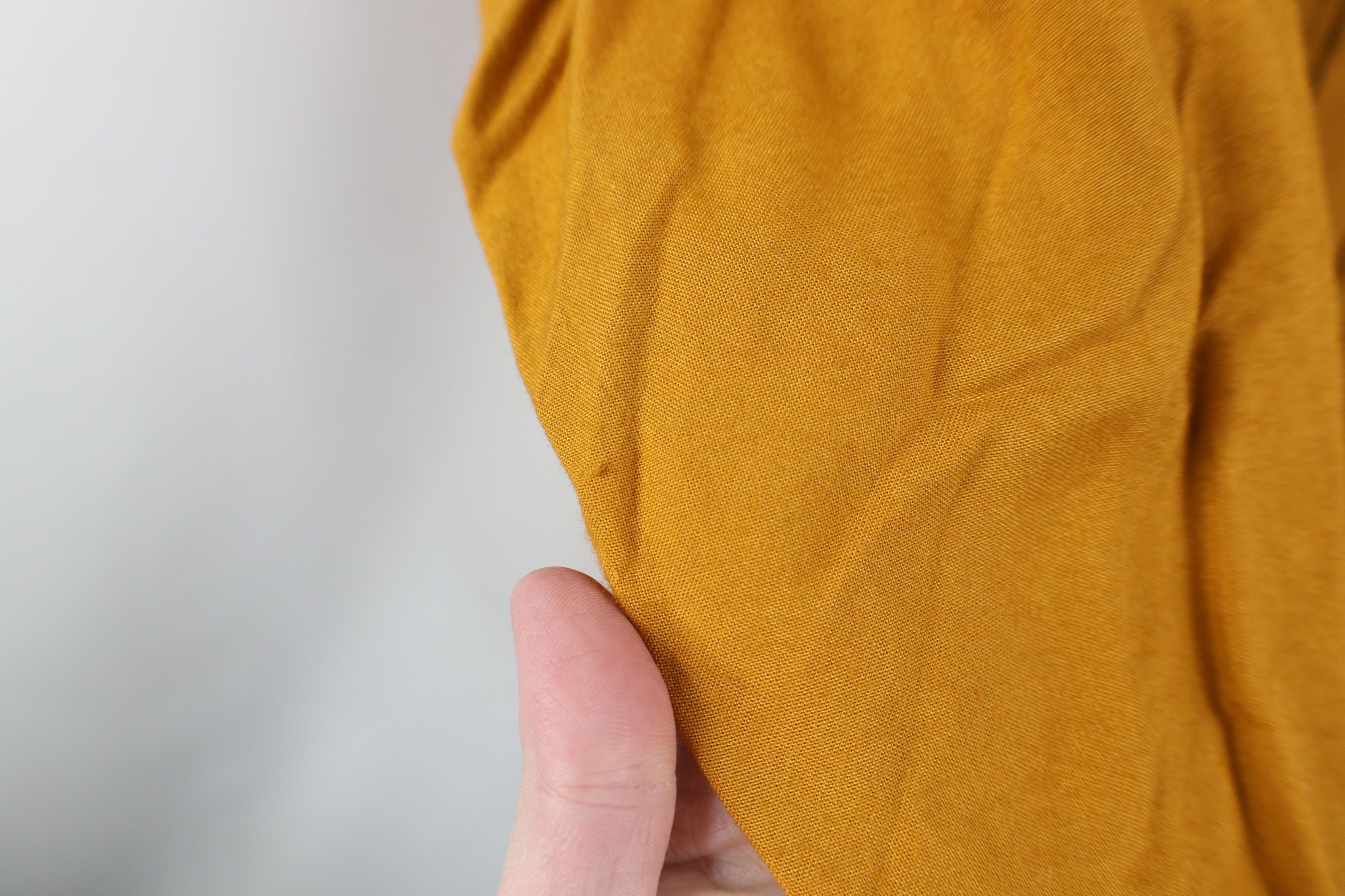 Vintage Vintage 90s Streetwear Pigment Dye Button Shirt Orange Size US L / EU 52-54 / 3 - 8 Thumbnail