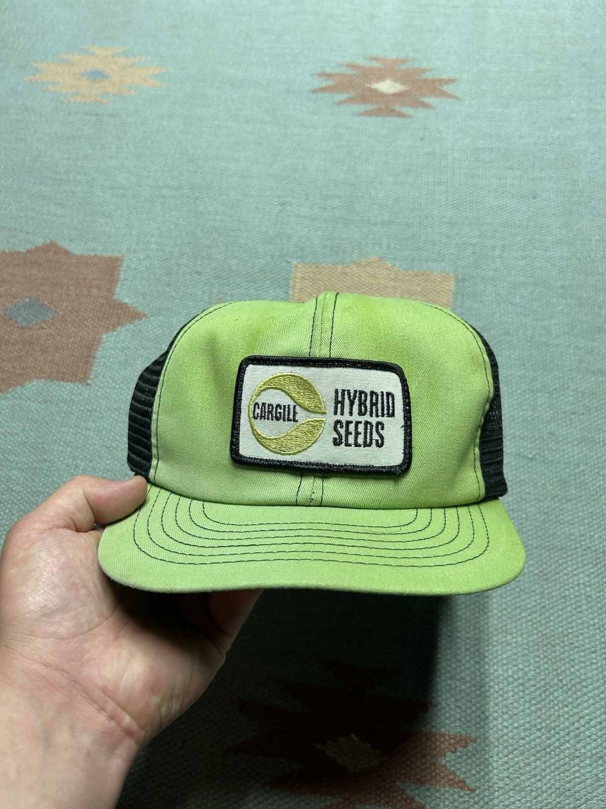 Vintage Vintage trucker hat swingster cargill seed patch farm faded Size ONE SIZE - 2 Thumbnail