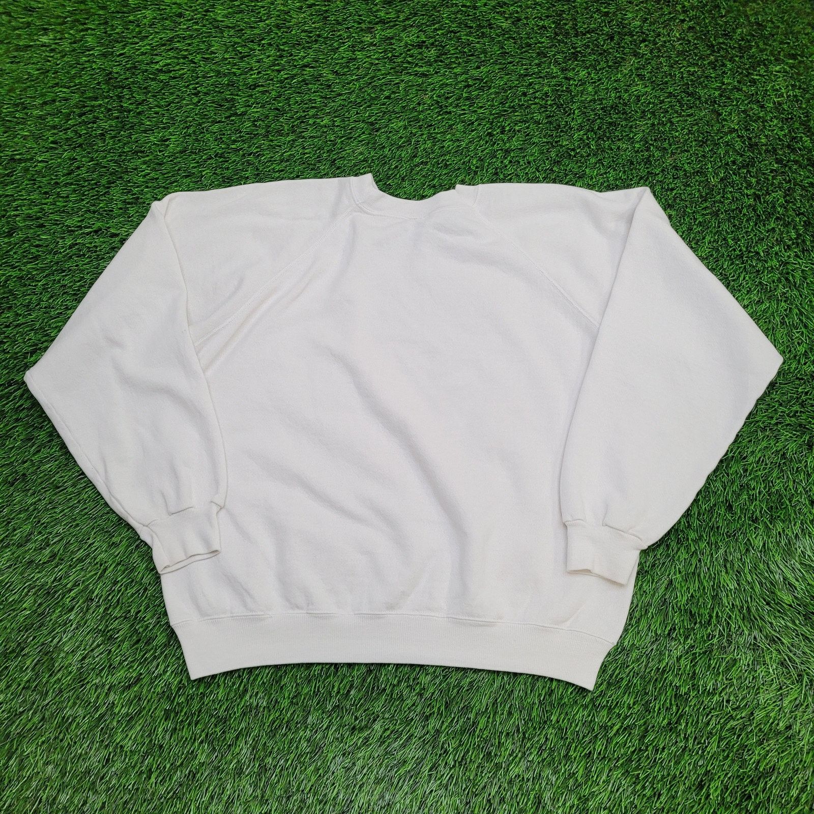 Hanes VTG Funny Chocolate Lovers Sweatshirt Womens XL USA Raglan Size XL / US 12-14 / IT 48-50 - 7 Thumbnail