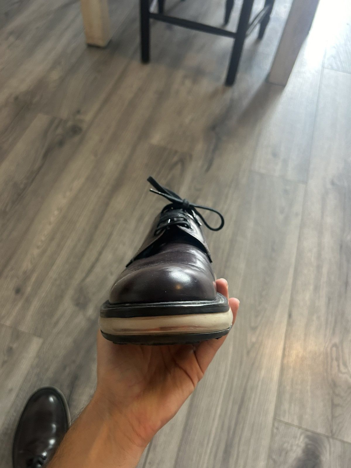 Prada Platform Sole Derby Shoes Size US 9 / EU 42 - 14 Thumbnail