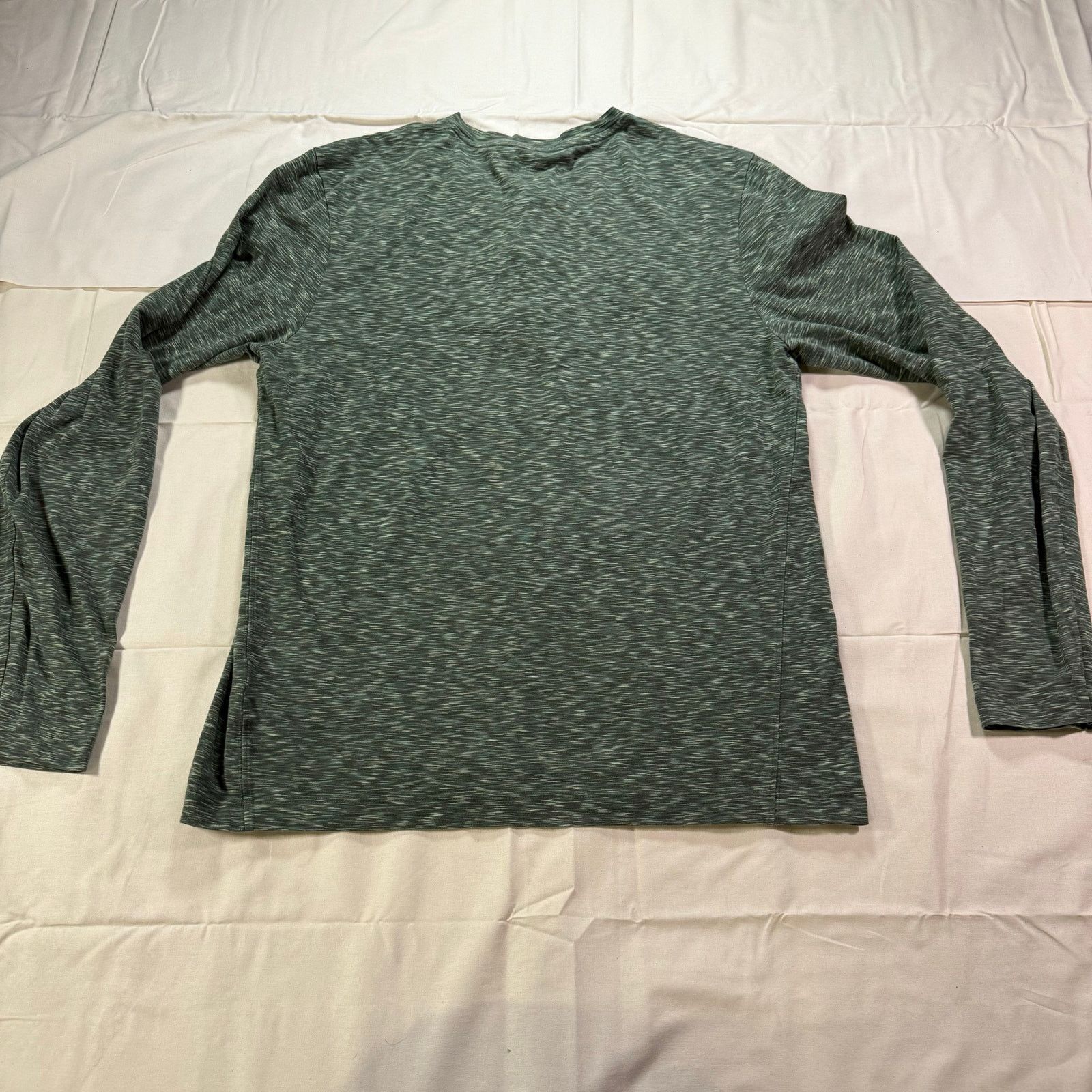 Rhone Rhone Henley Shirt Heathered Green Pima SDH-182 Mens M Size US M / EU 48-50 / 2 - 9 Thumbnail