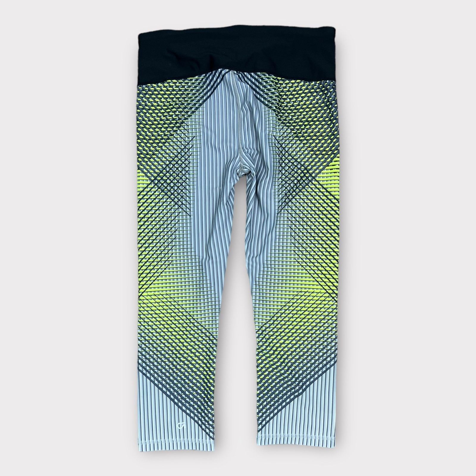 Gap GAP Fit | Cropped Legging Striped Capri Stretch Active Pant Size 26" / US 2 / IT 38 - 3 Thumbnail