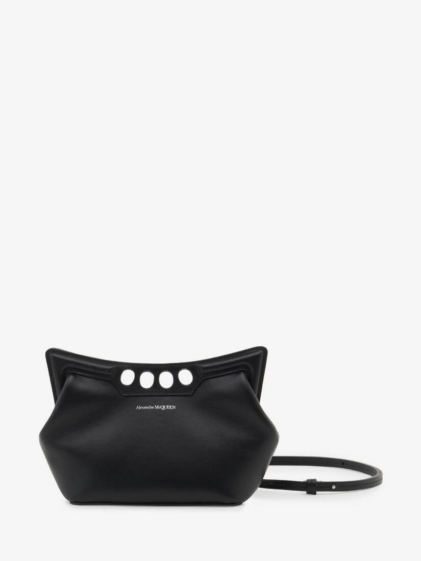 Alexander McQueen o1w1db10925 Size: OS/The Peak Bag Mini in Black Size ONE SIZE - 1 Thumbnail