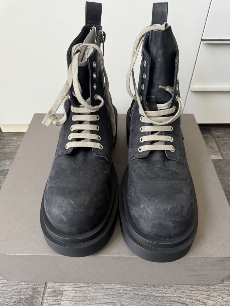 Rick Owens Black Low Army Bogun Boots brand new Size US 13 / EU 46 - 2 Thumbnail