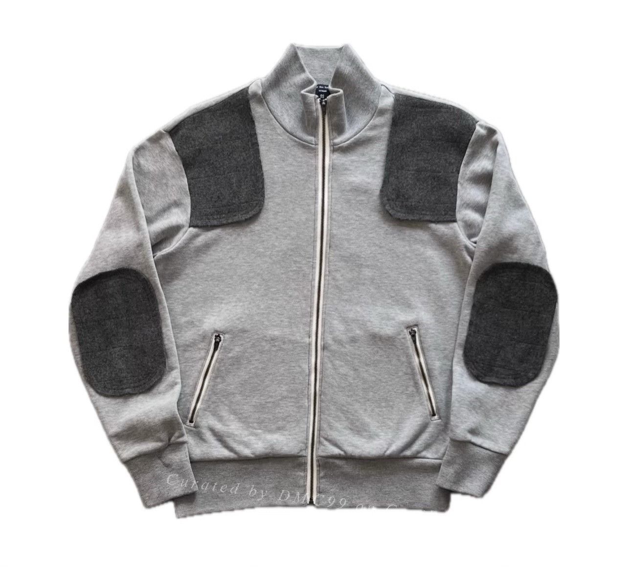 Comme des Garcons 2007 CDG Homme Wool Patch Zip Jacket Size US M / EU 48-50 / 2 - 1 Thumbnail