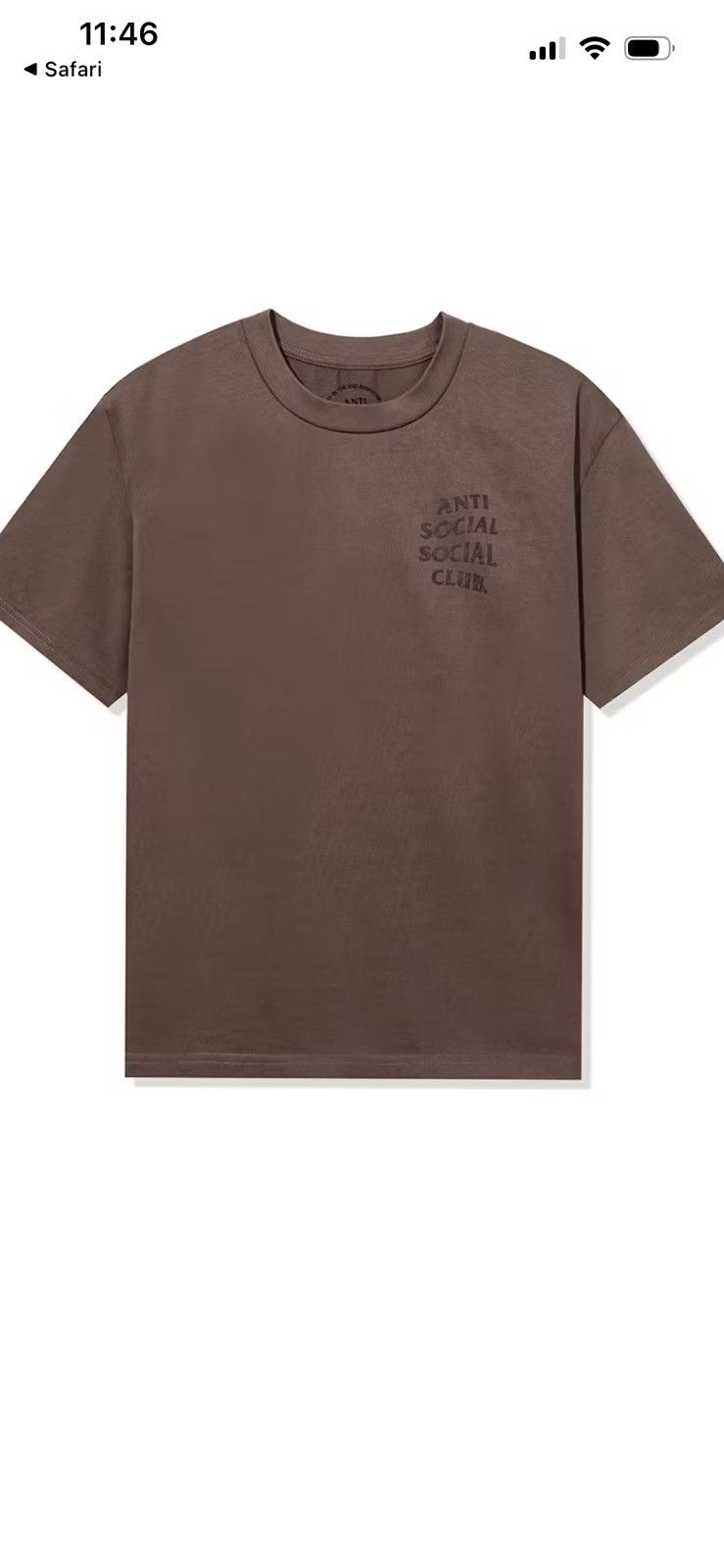 Anti Social Social Club Anti social social club tee Size US M / EU 48-50 / 2 - 2 Thumbnail