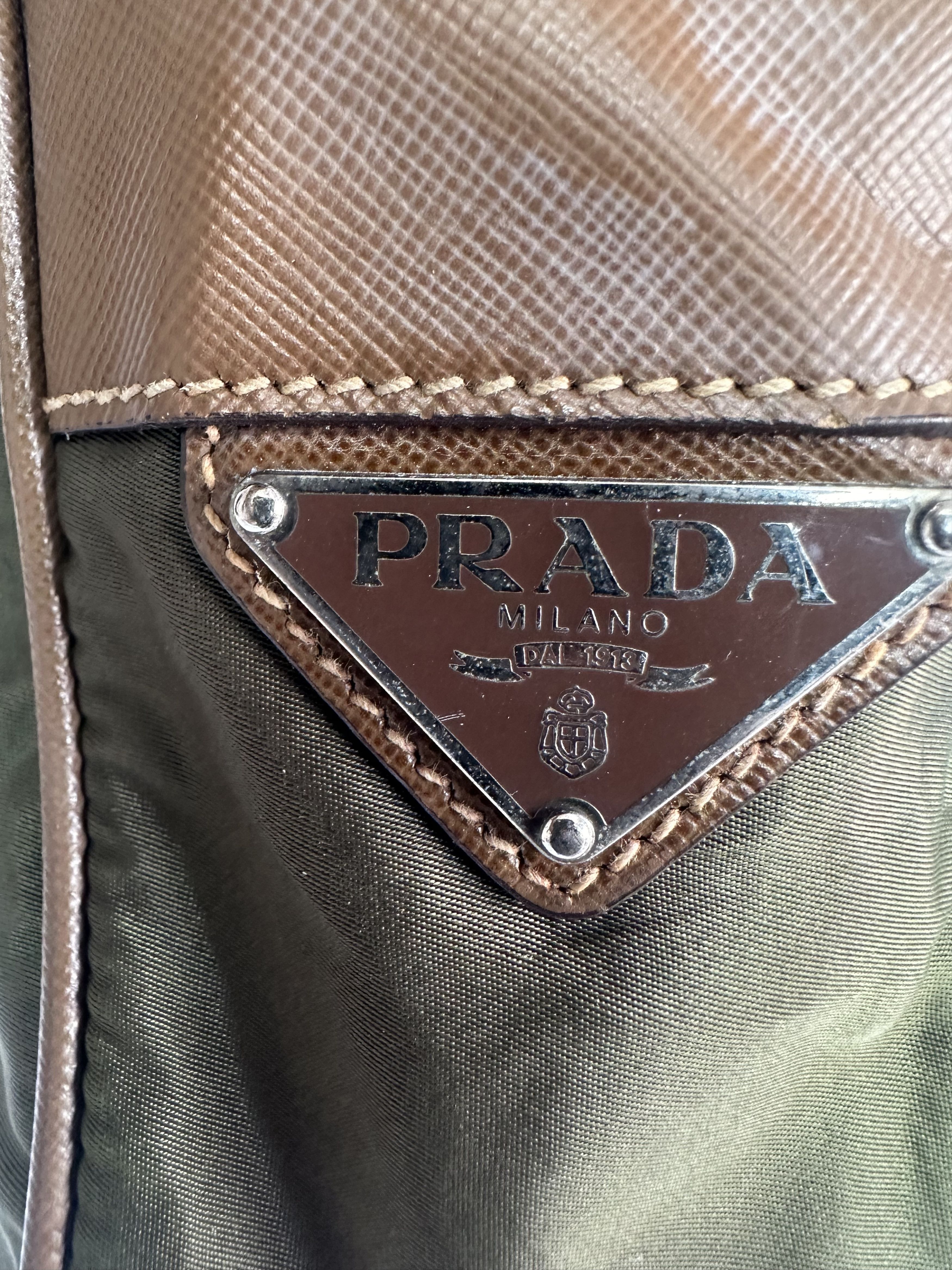 Prada PRADA Tessuto Nylon Flat Messenger Bag Green Size ONE SIZE - 5 Thumbnail