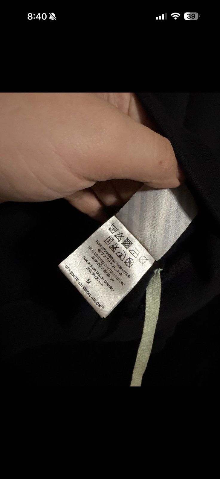 Off-White Mirror Skeleton Hoodie Black Size US M / EU 48-50 / 2 - 7 Thumbnail