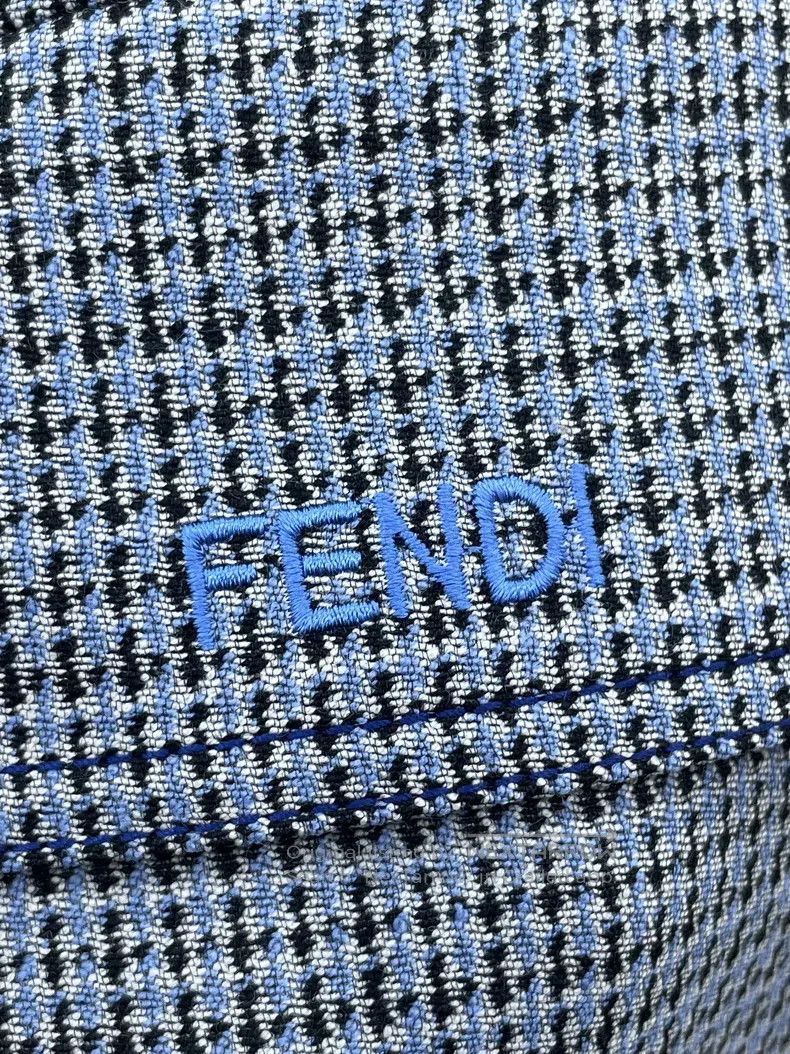Fendi Fendi Plaid Fur Collar Lightweight Coat Size XXS / US 00 / IT 34 - 5 Thumbnail