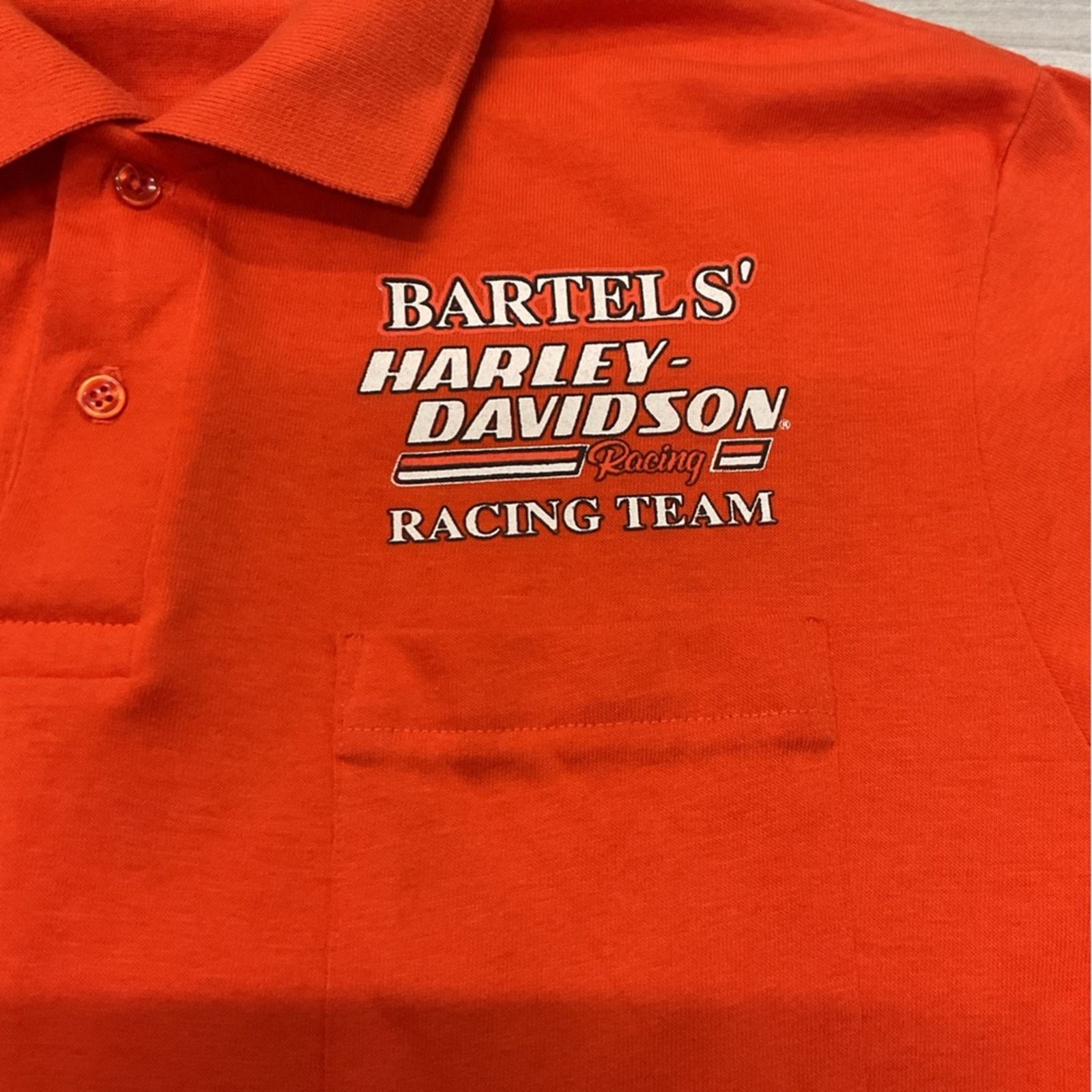 Harley Davidson Vintage Harley-Davidson Bartels Racing Team Polo Shirt Size US L / EU 52-54 / 3 - 6 Thumbnail