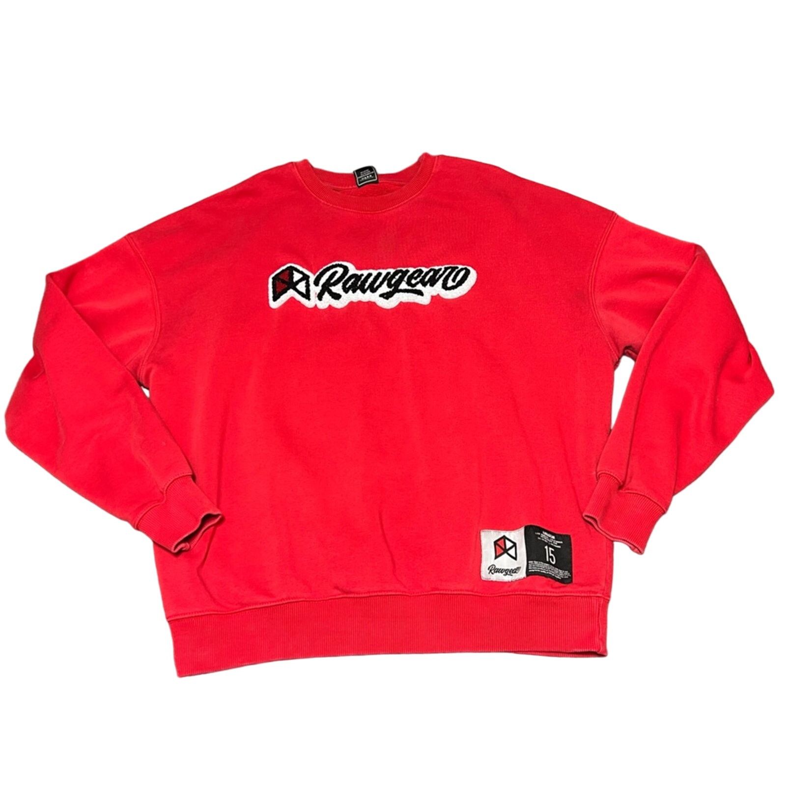 G-Star Raw Gear Crewneck Red Pullover Sweatshirt Gym Weight Lifting Size US L / EU 52-54 / 3 - 1 Thumbnail