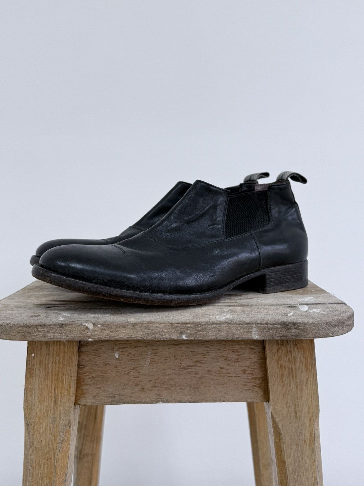 MoMA Avant Garde MoMa Guidi Style Distressed Leather Shoes Size US 7.5 / EU 40-41 - 1 Thumbnail