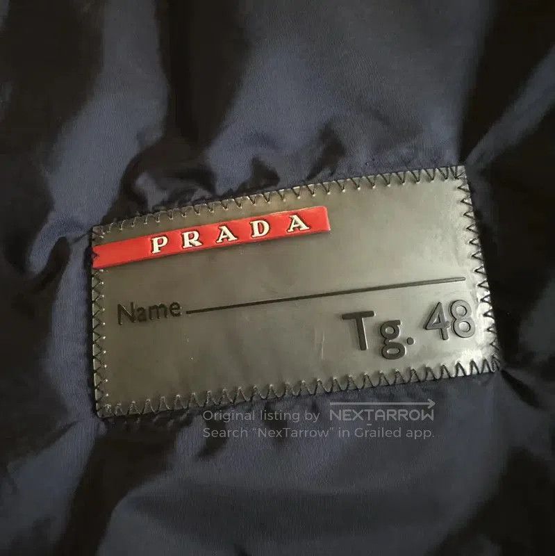 Prada Prada Men's XL Navy Jacket with Hood. Size US XL / EU 56 / 4 - 6 Thumbnail