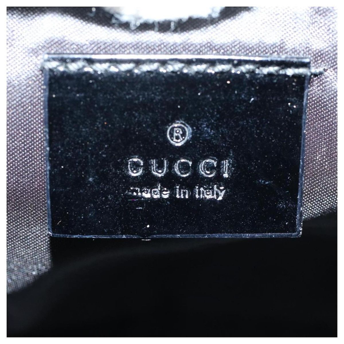 Gucci Authentic GUCCI Vanity Cosmetic Pouch Nylon Canvas Black Size ONE SIZE - 8 Thumbnail
