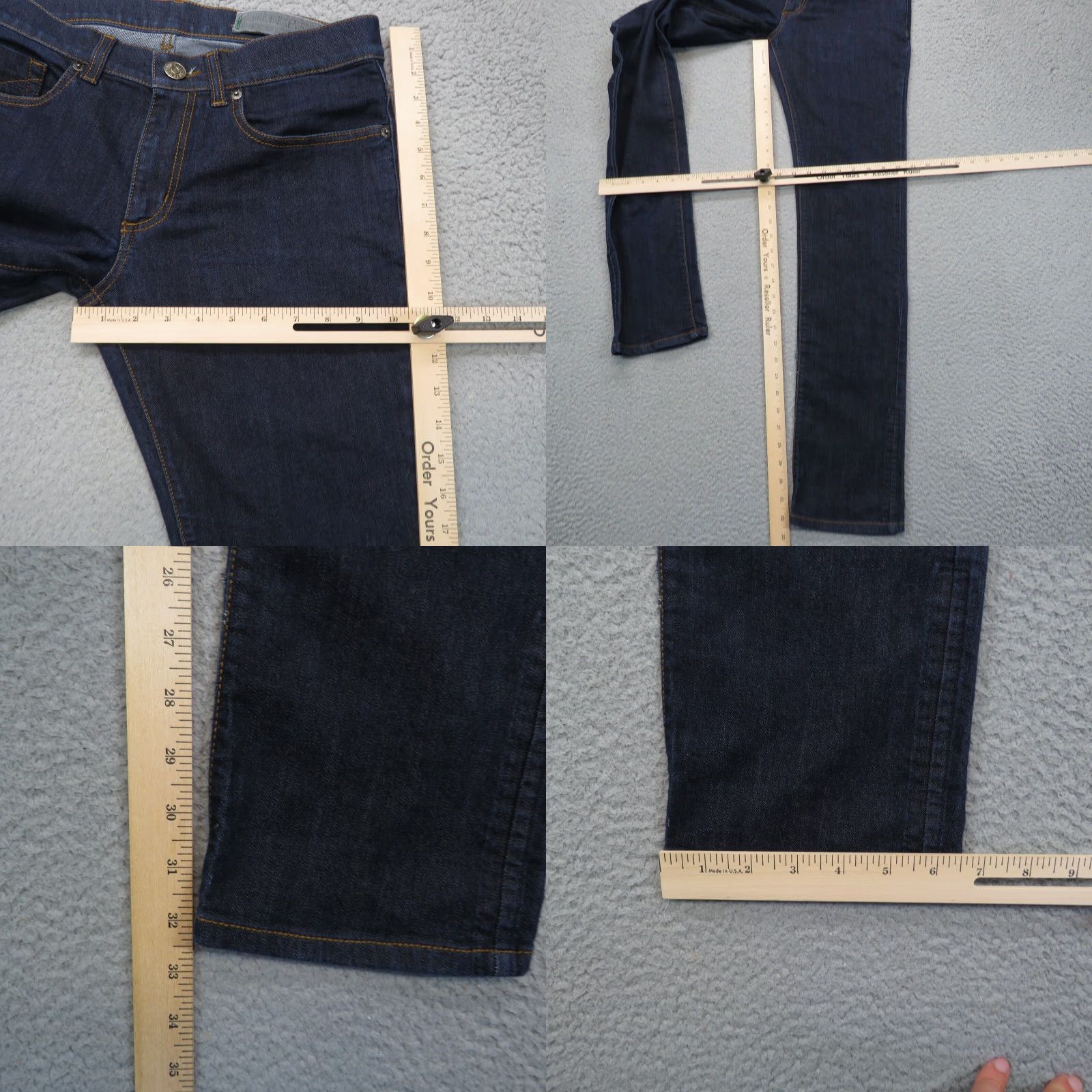 Vintage Dirk Bikkembergs Jeans Mens Slim Fit 30 Dark Wash Denim 5-Pocket 30x32 Casual Straight Jeans Size US 30 / EU 46 - 10 Thumbnail
