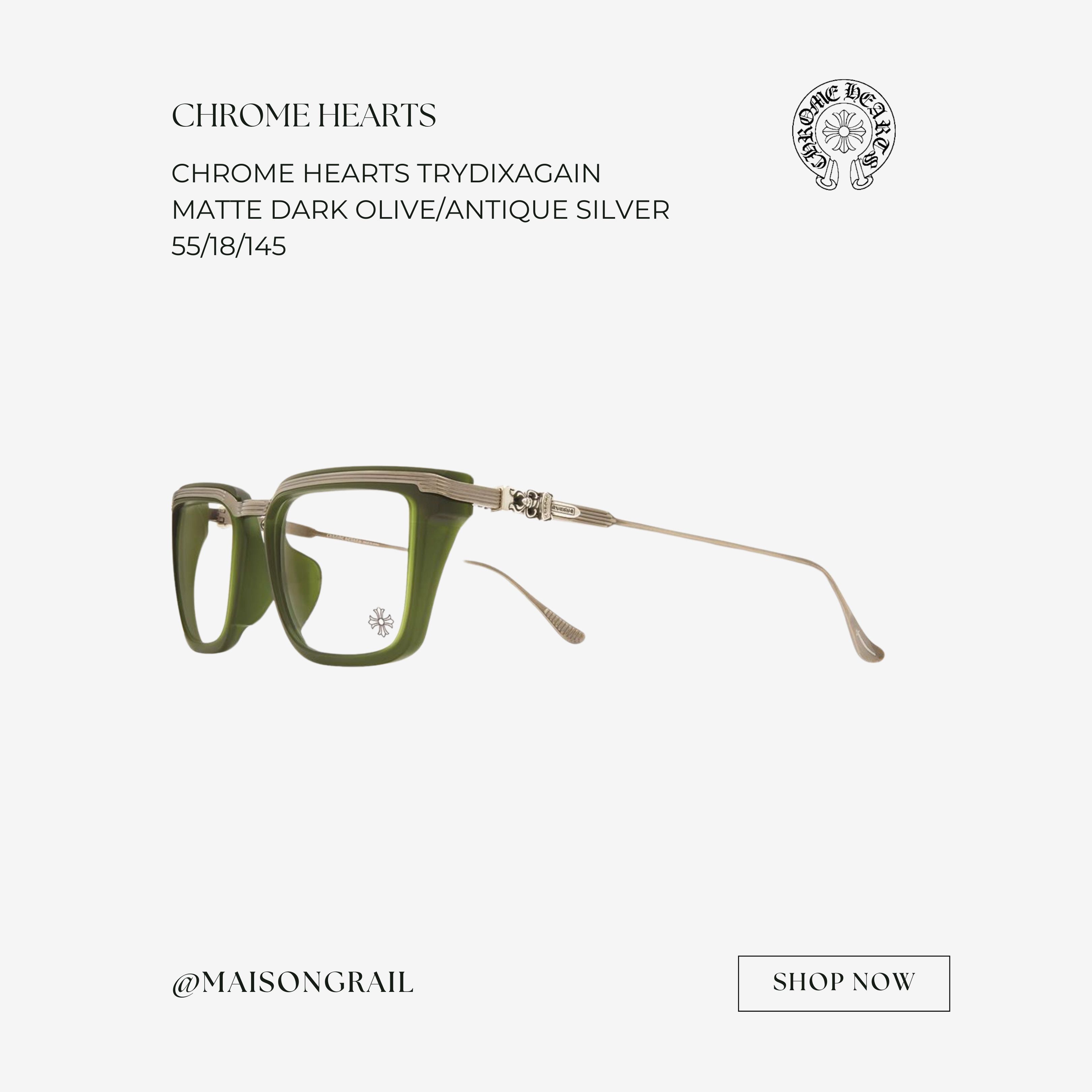 Chrome Hearts CHROME HEARTS TRYDIXAGAIN EYEGLASSES Size ONE SIZE - 1 Thumbnail