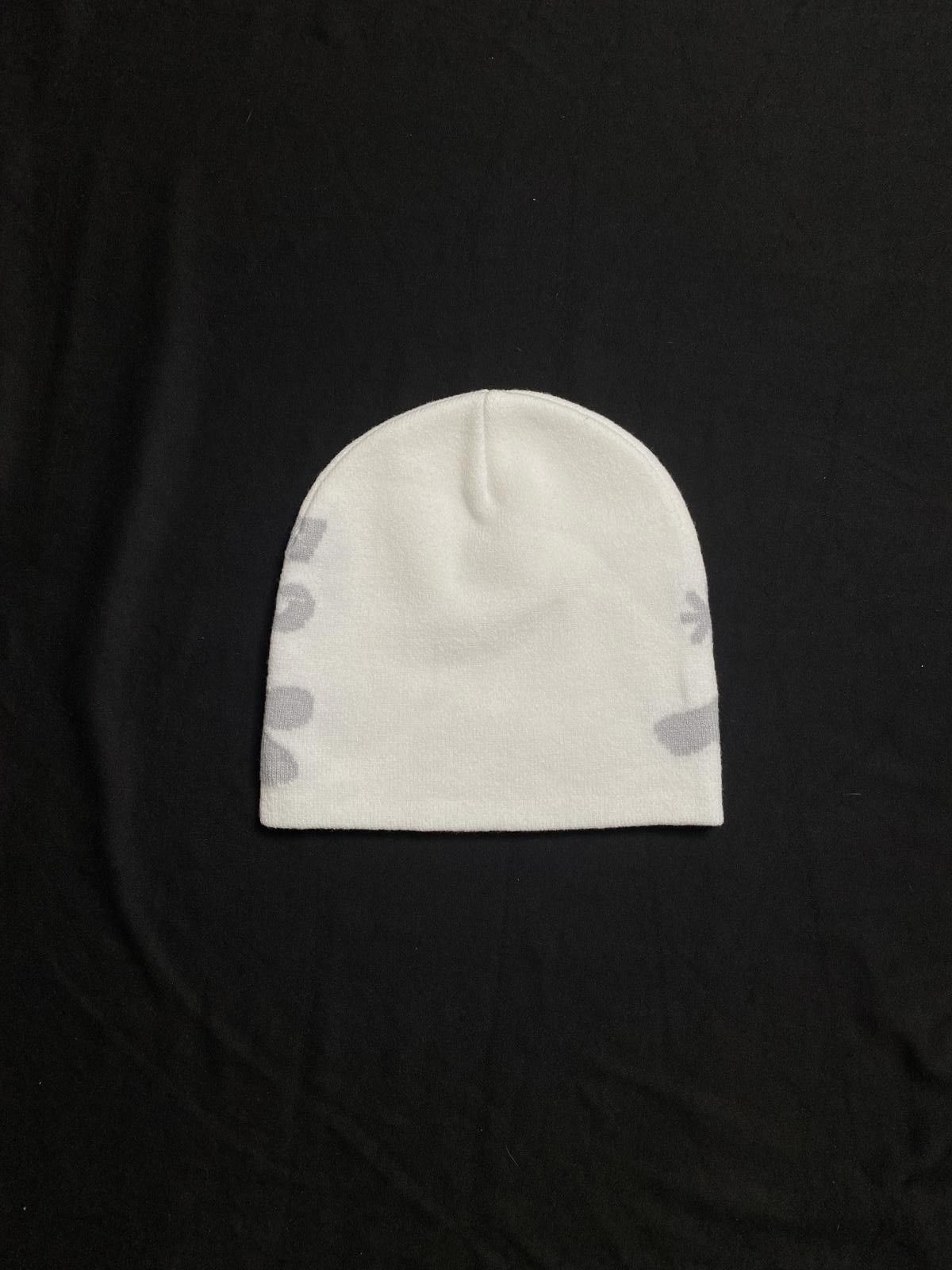 Japanese Brand Never Happy New Year F*F No Cuff Knit Skull Cap White Beanie Size ONE SIZE - 5 Thumbnail