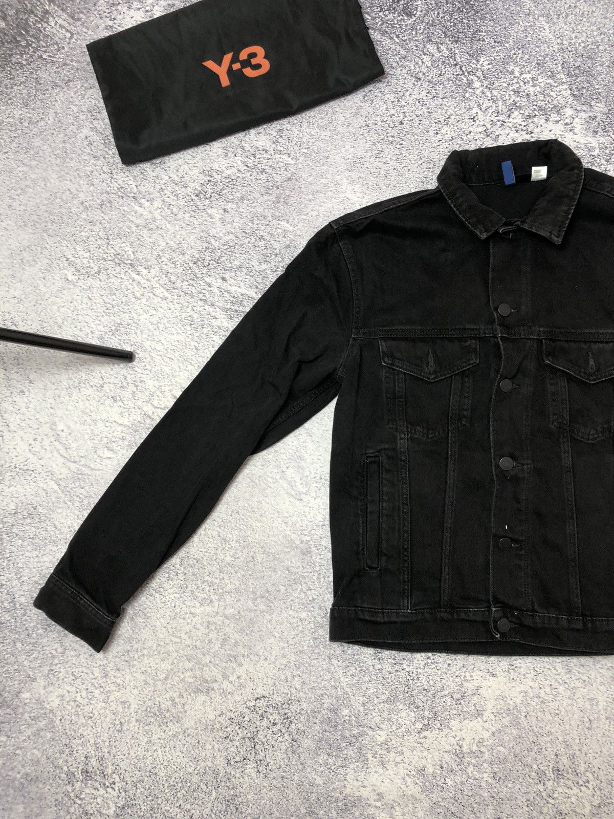 Band Tees × Japanese Brand Men’s denim jacket big print size S y2k street casual Size US S / EU 44-46 / 1 - 3 Thumbnail