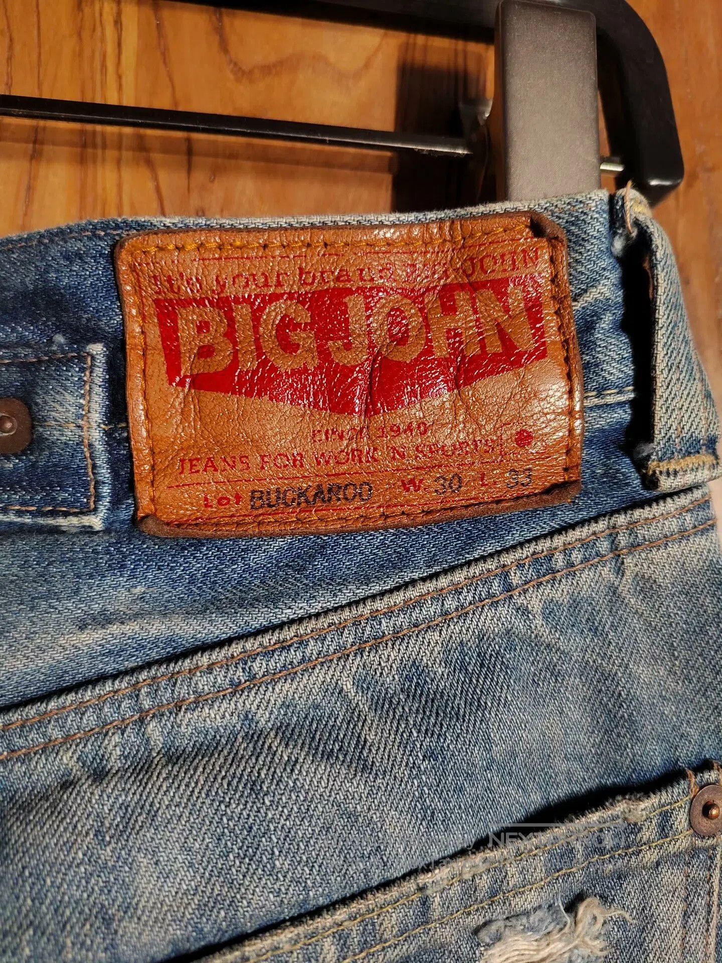 Big John Big John Japanese Denim Jeans. Size US 30 / EU 46 - 6 Thumbnail