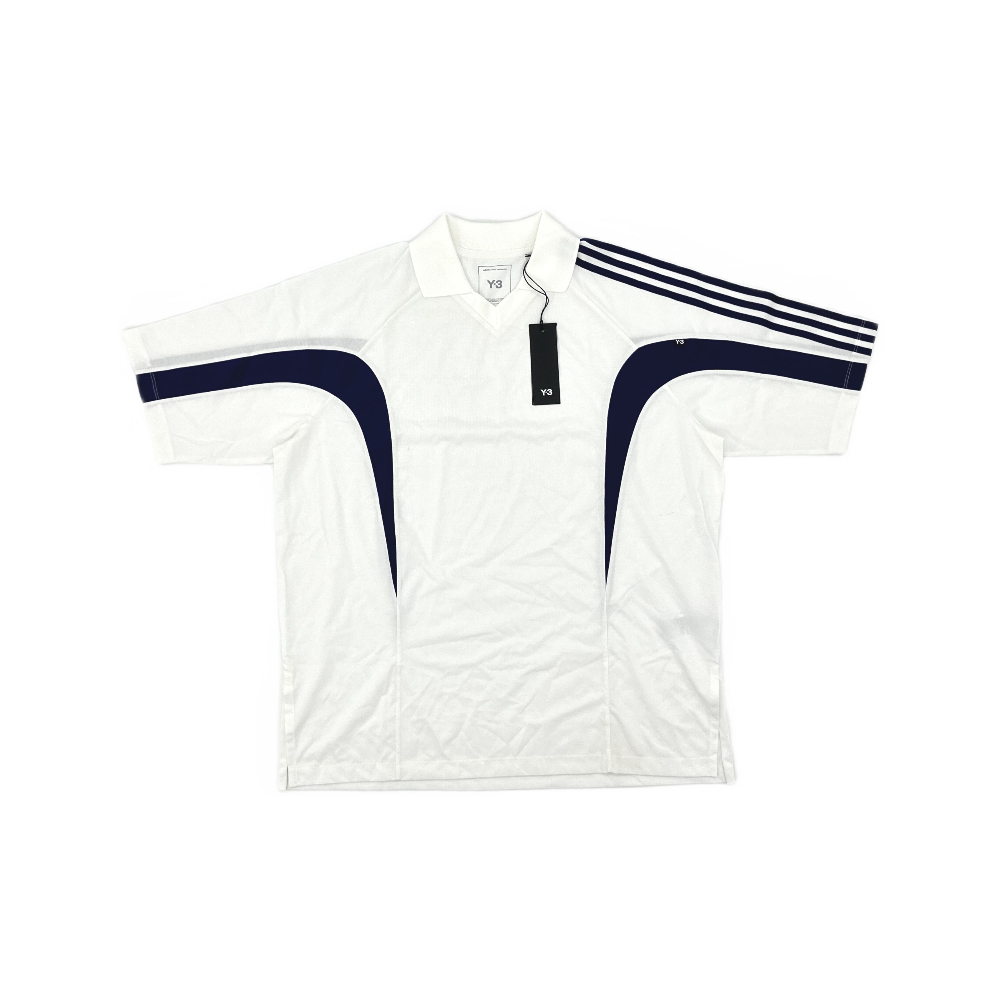 Y-3 Y-3 Striped Polo Shirt Size L Size US L / EU 52-54 / 3 - 1 Thumbnail