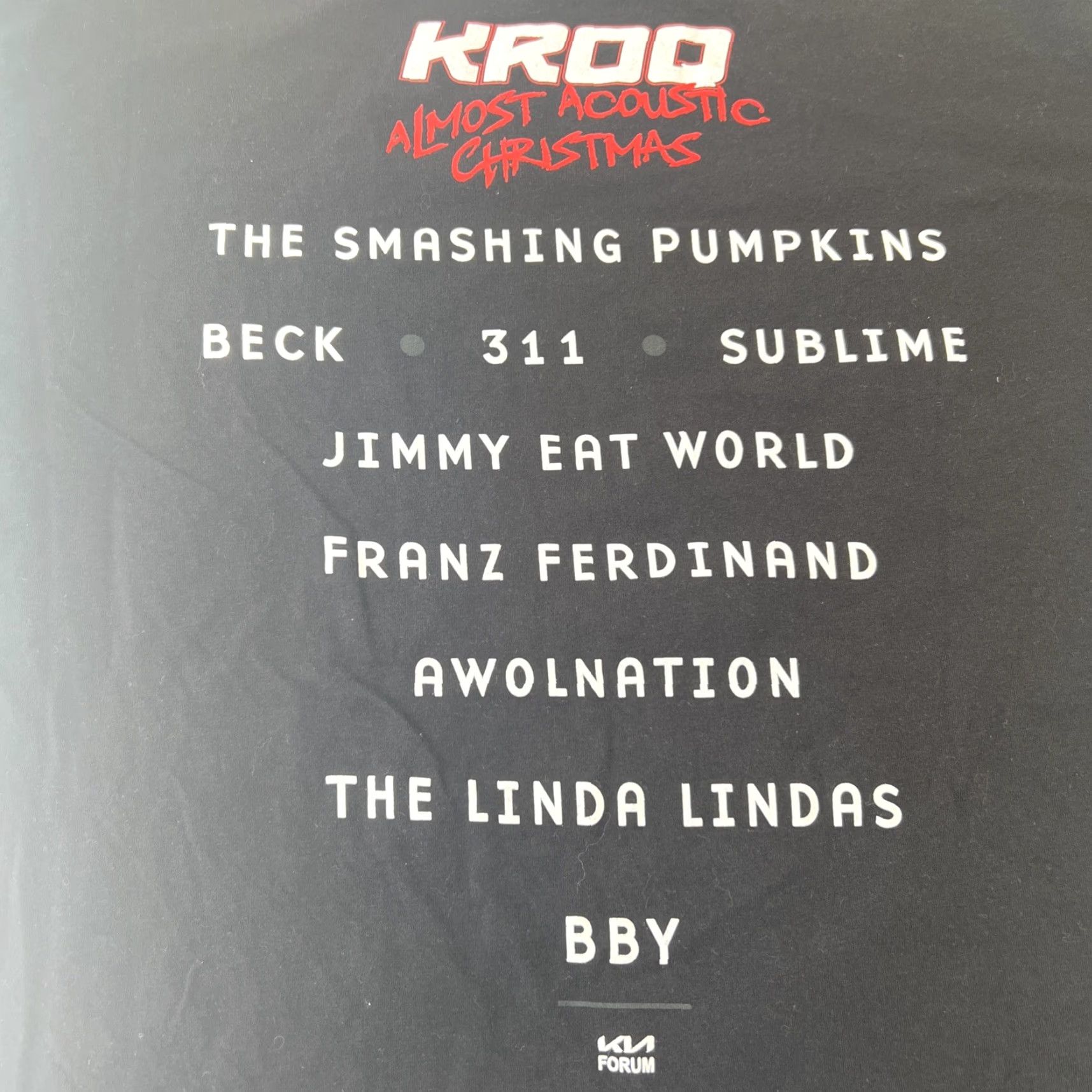 Next Level VINTAGE 2024 KROQ Almost Acoustic Christmas Logo Smashing Pumpkins Beck Shirt Large New Size US L / EU 52-54 / 3 - 3 Thumbnail